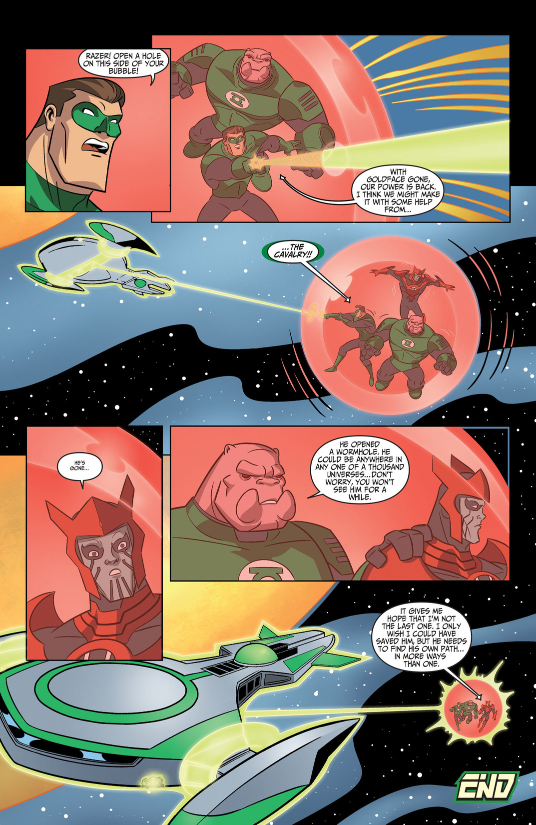 Read online Green Lantern: The Animated Series comic -  Issue #7 - 21