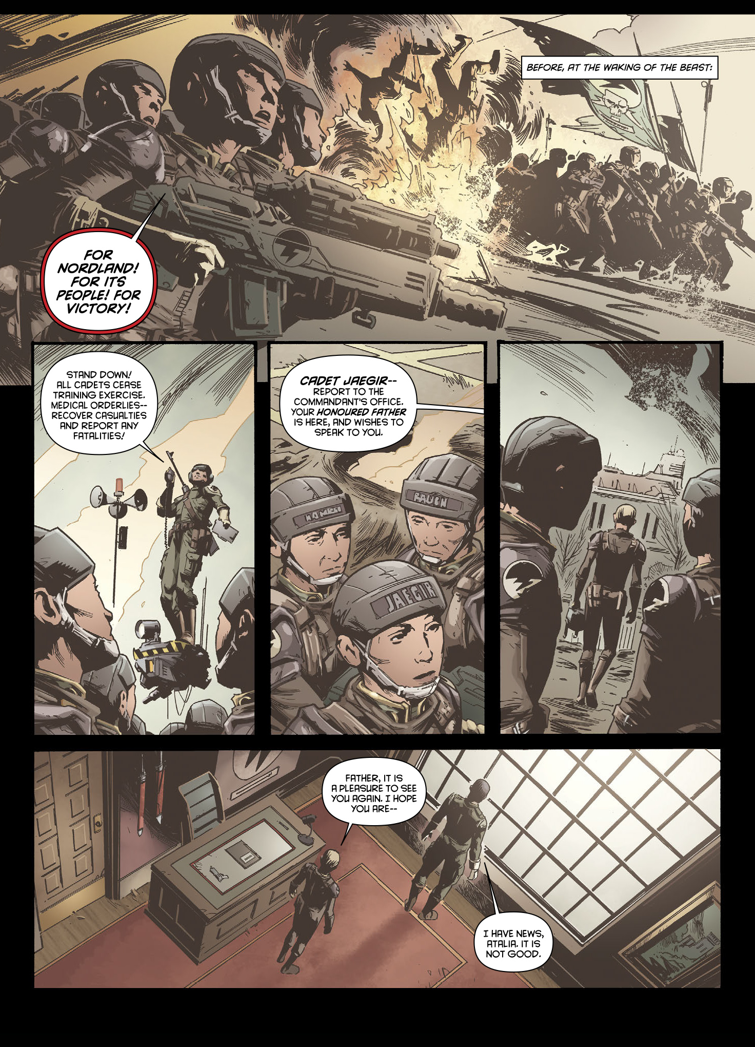 Read online Jaegir: Beasts Within comic -  Issue # TPB - 70