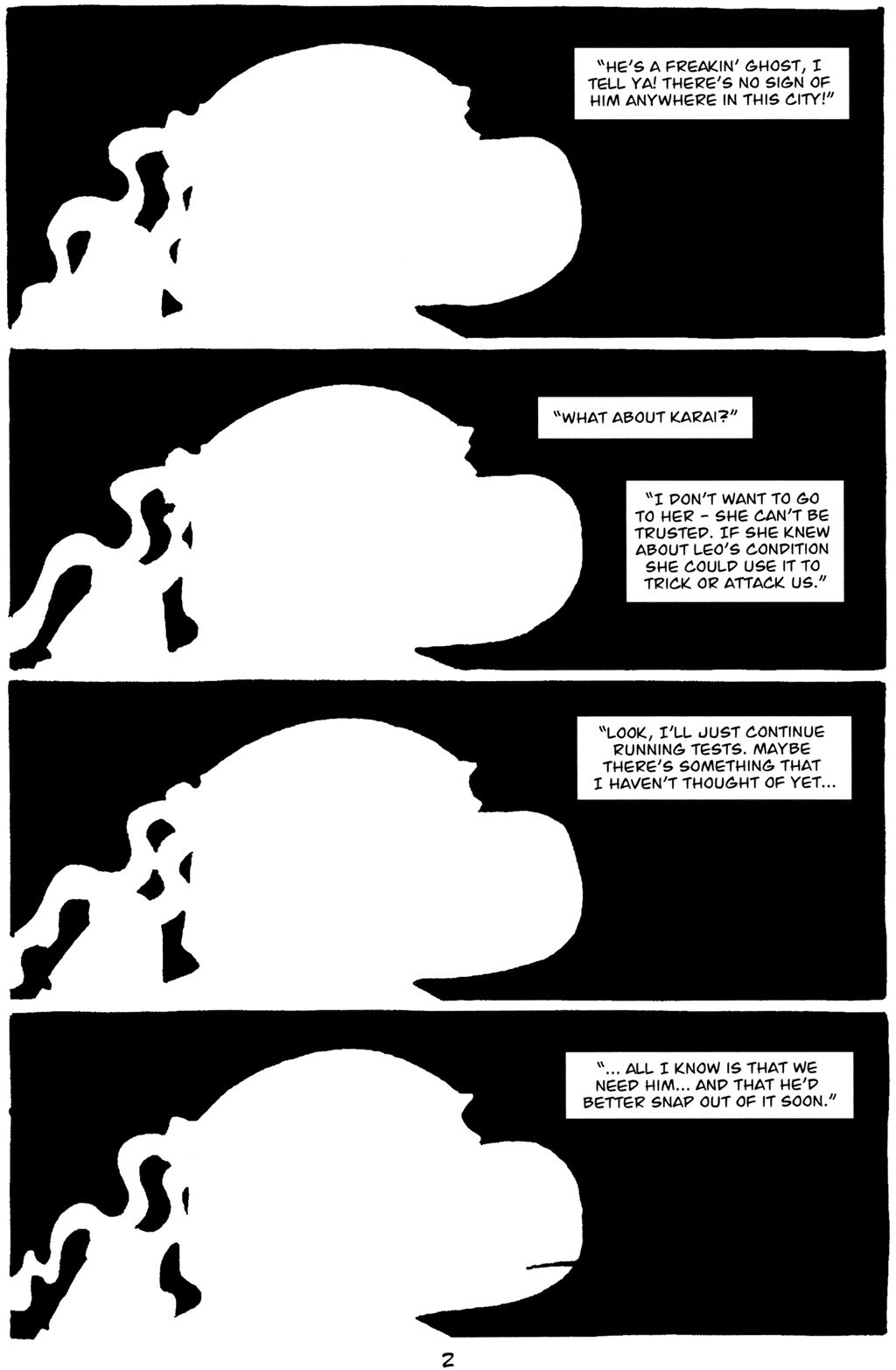 Read online Tales of Leonardo Blind Sight comic -  Issue #2 - 4