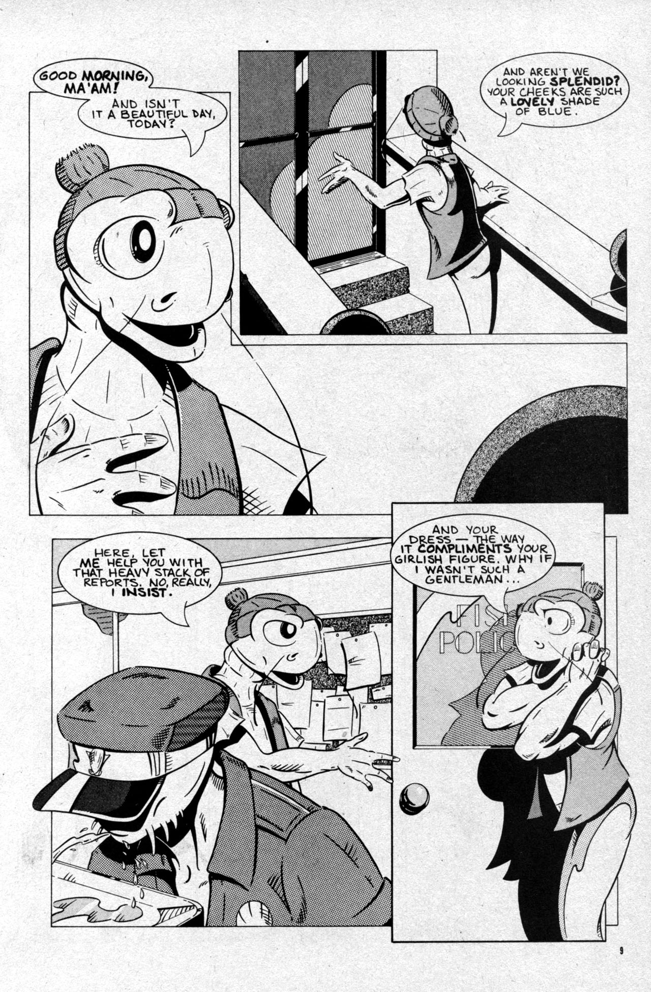 Read online The Fish Police comic -  Issue #7 - 11