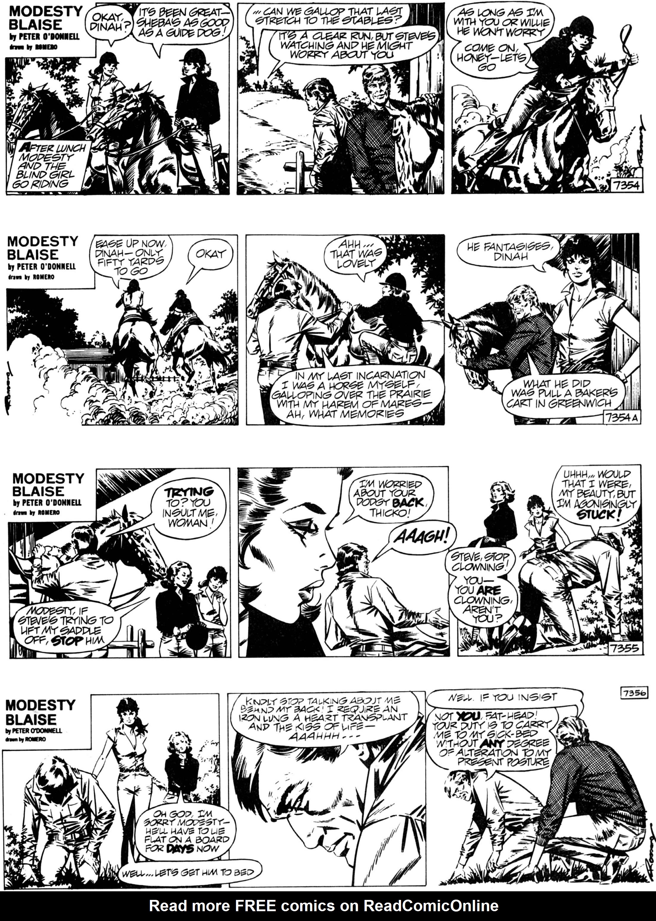 Read online Modesty Blaise: Lady in the Dark comic -  Issue # Full - 6