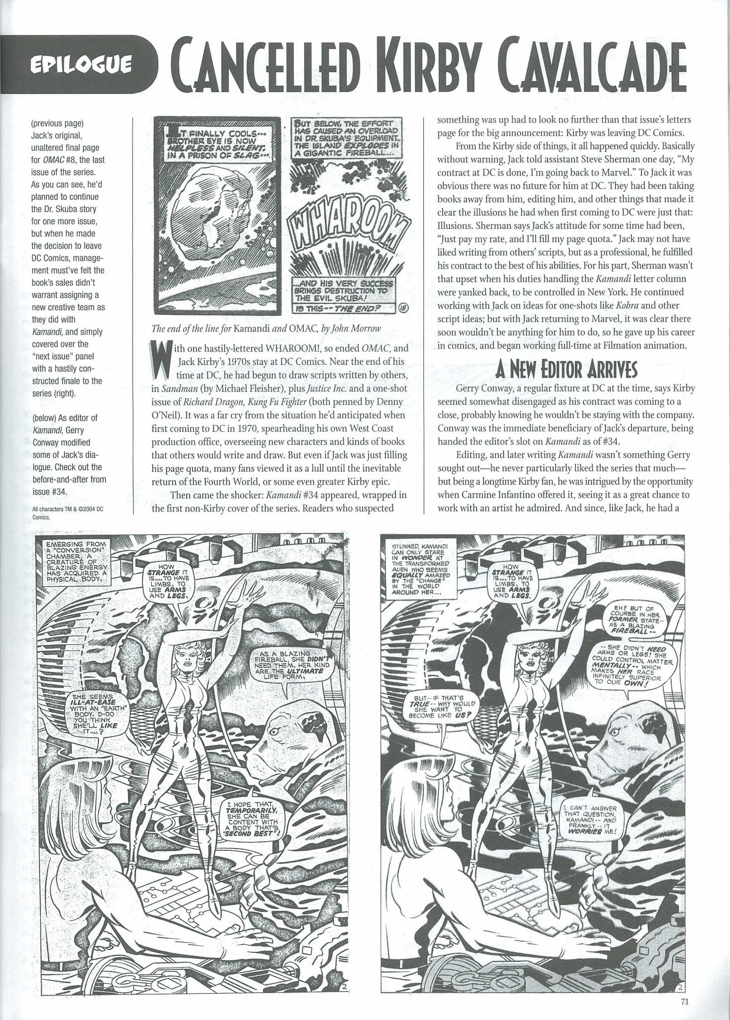 Read online The Jack Kirby Collector comic -  Issue #40 - 73