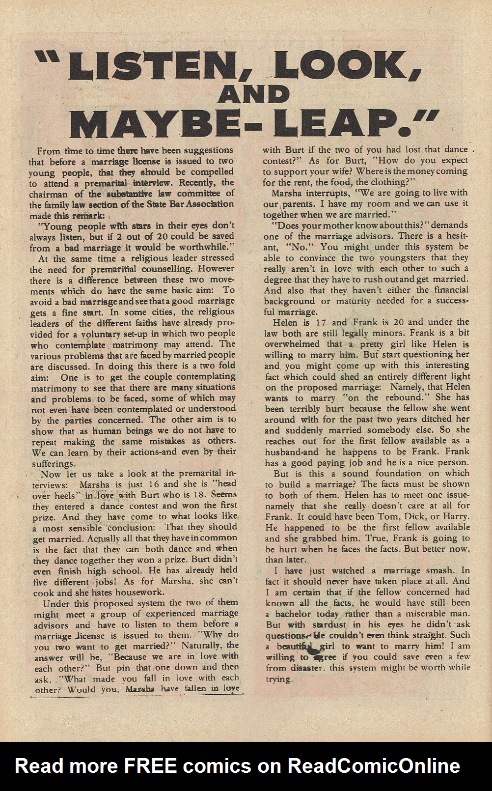 Read online Just Married comic -  Issue #47 - 12