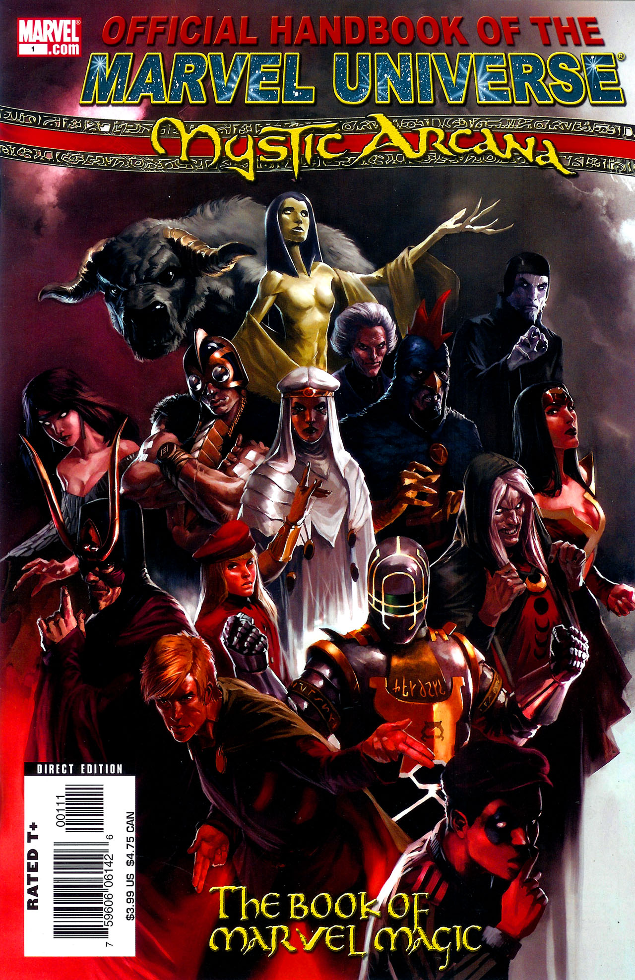 Read online Official Handbook of the Marvel Universe: Mystic Arcana - The Book of Marvel Magic comic -  Issue # Full - 1