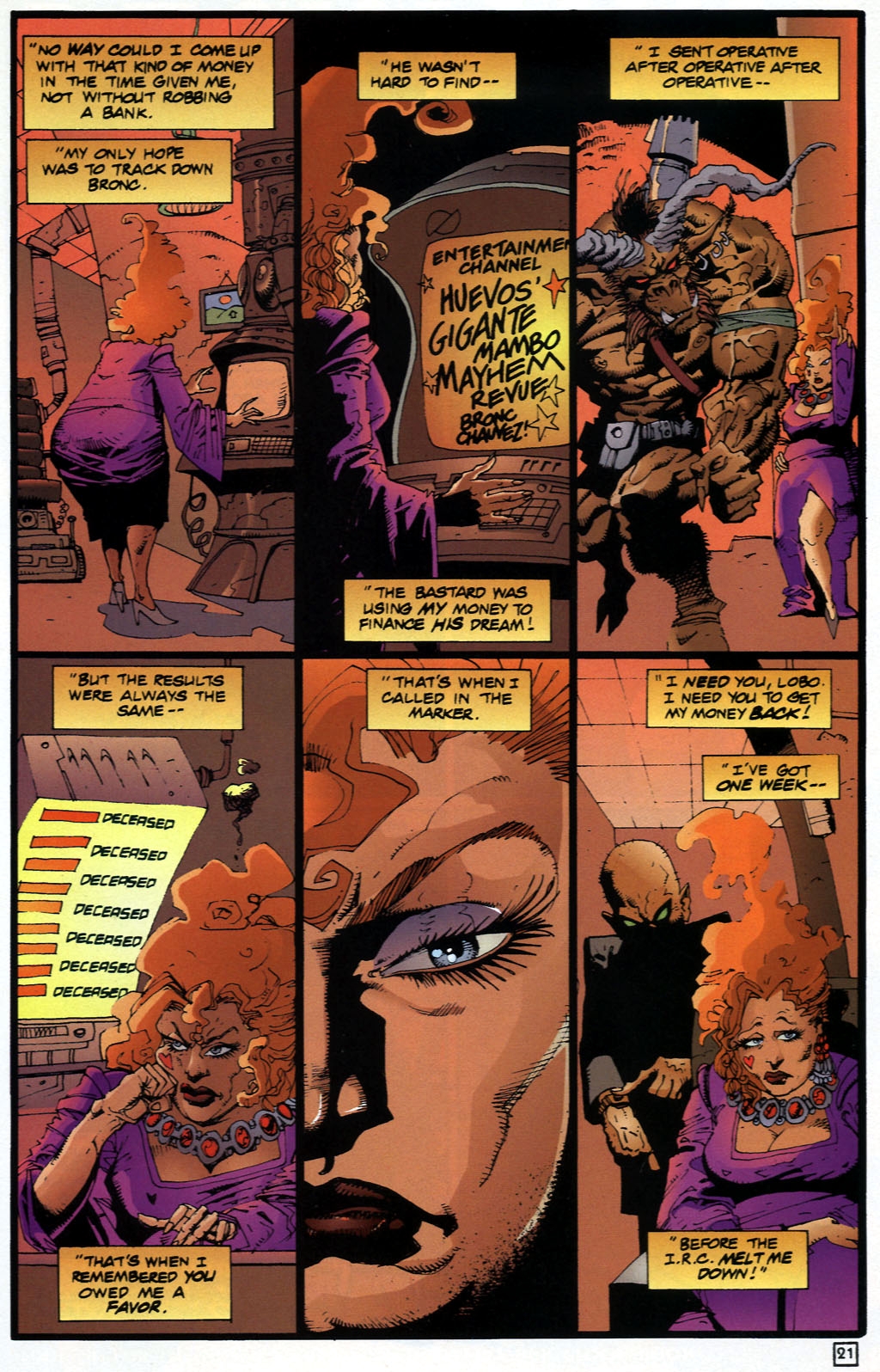 Read online Lobo: Death and Taxes comic -  Issue #1 - 22