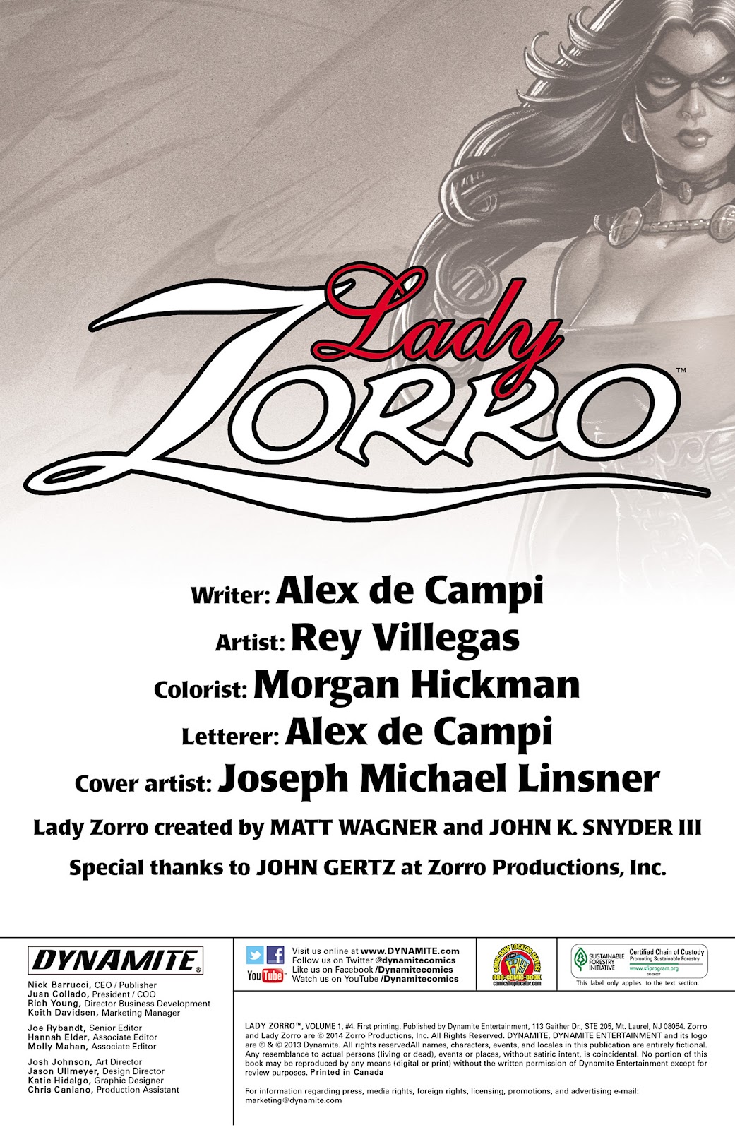 Lady Zorro (2014) issue 4 - Page 2