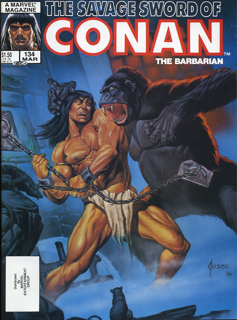 Read online The Savage Sword Of Conan comic -  Issue #134 - 1