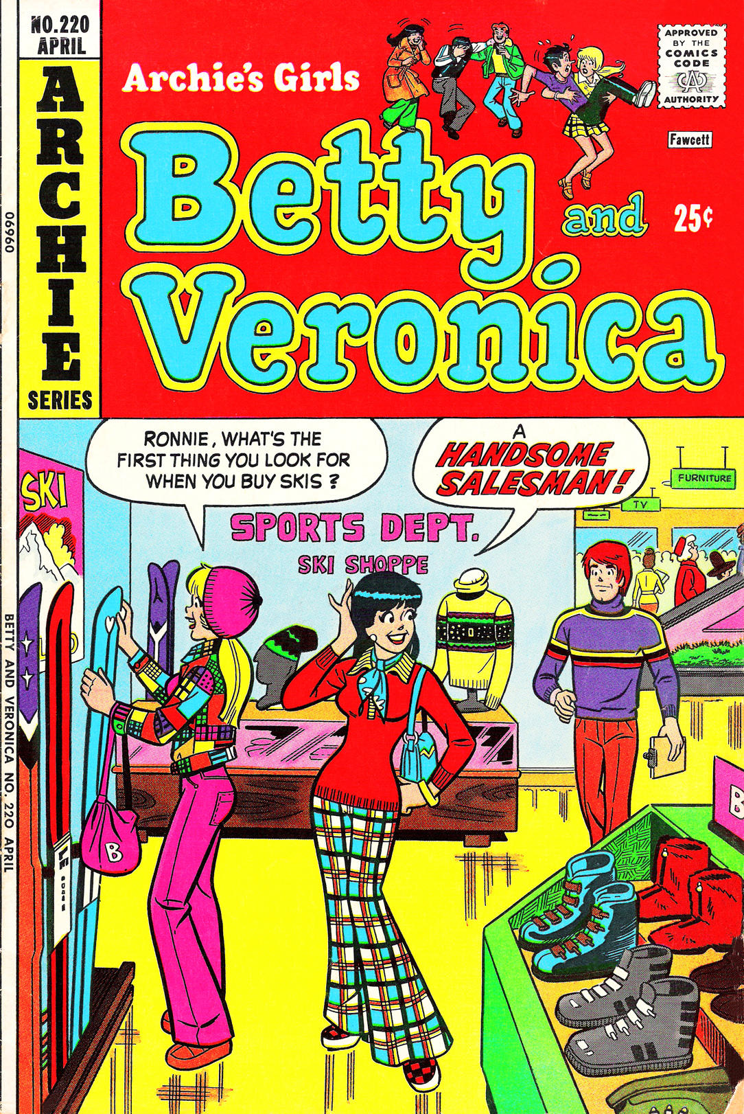 Read online Archie's Girls Betty and Veronica comic -  Issue #220 - 1