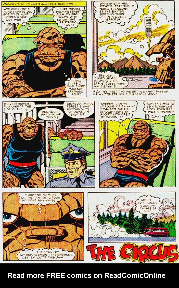 Read online The Thing comic -  Issue #25 - 23