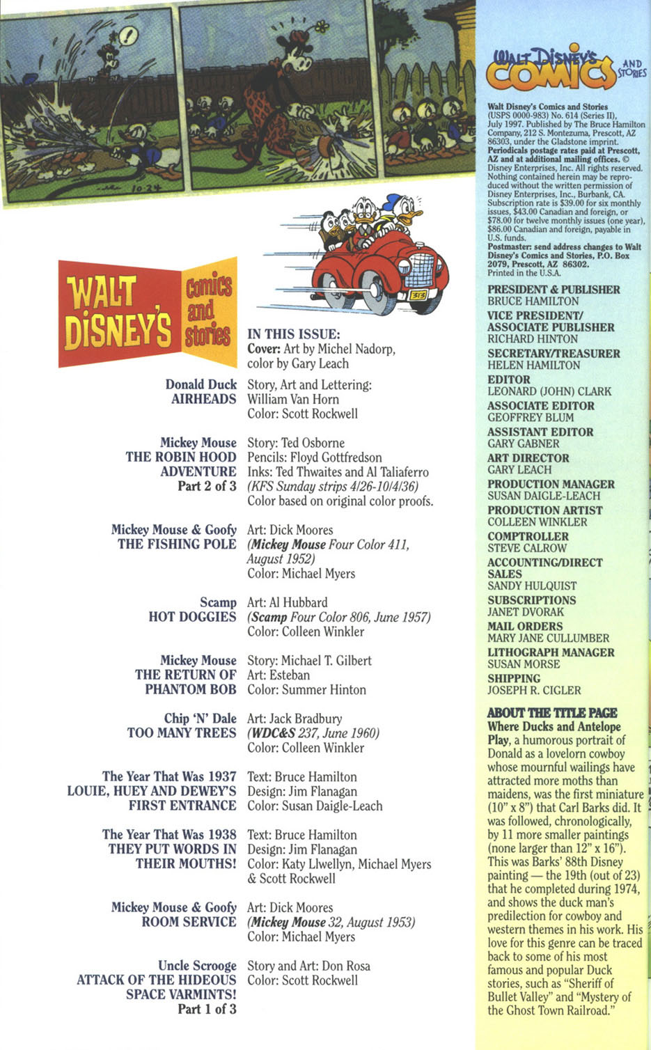 Read online Walt Disney's Comics and Stories comic -  Issue #614 - 4