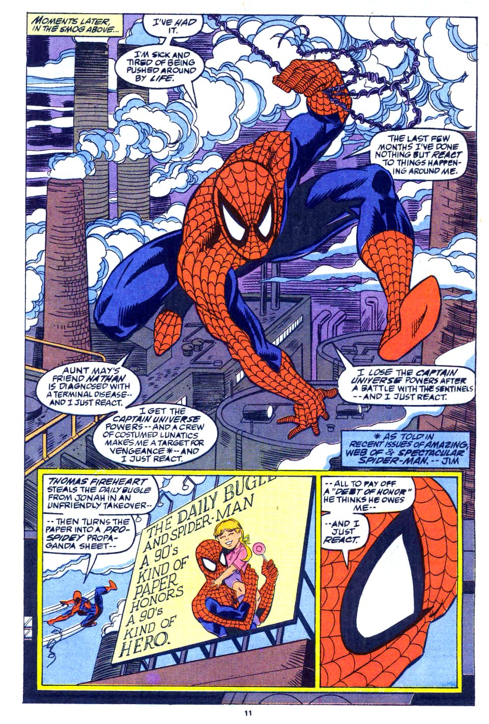 Read online Web of Spider-Man (1985) comic -  Issue #64 - 9