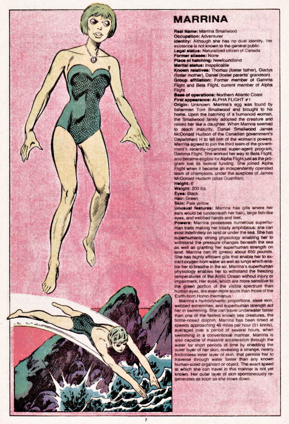 The Official Handbook of the Marvel Universe issue 7 - Page 8