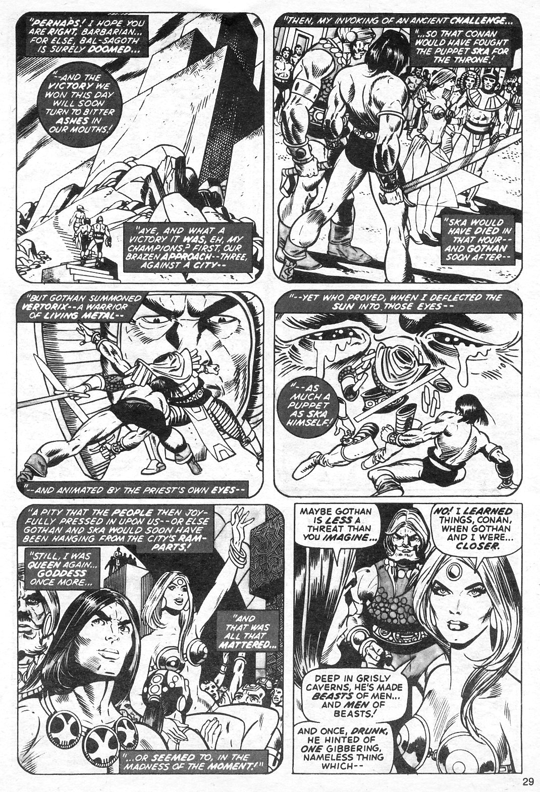 Read online The Savage Sword Of Conan comic -  Issue #13 - 29