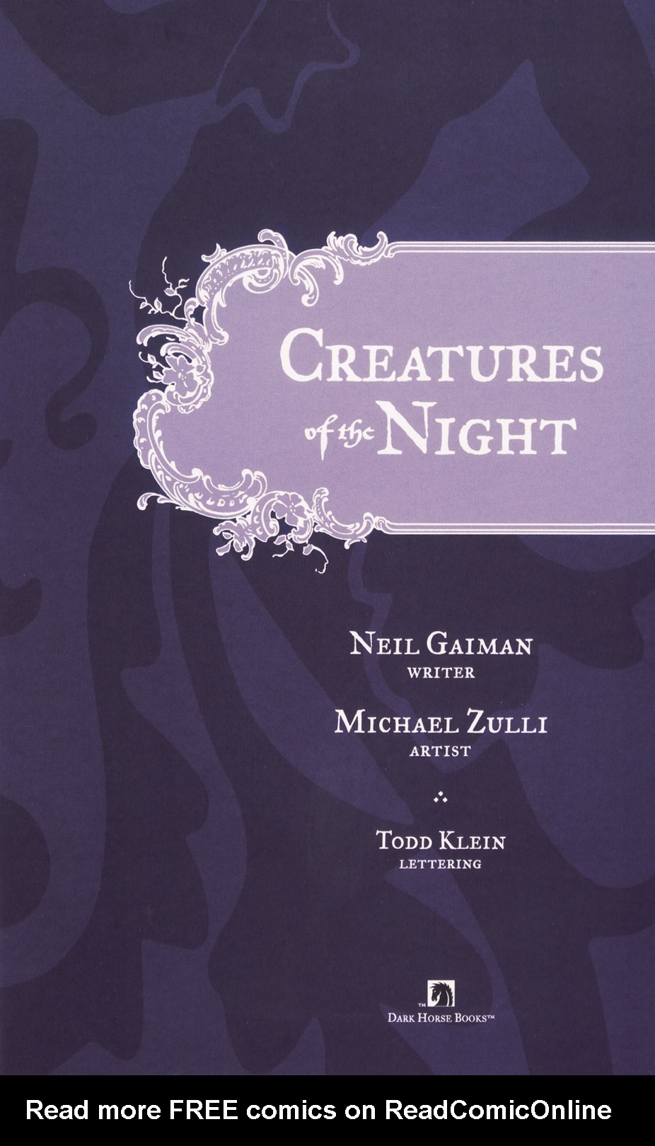 Read online Creatures of the Night comic -  Issue # Full - 2