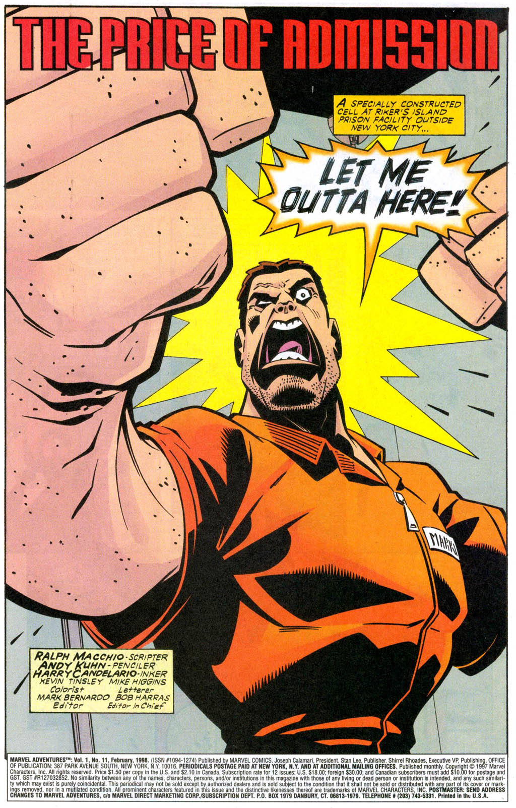 Read online Marvel Adventures (1997) comic -  Issue #11 - 2