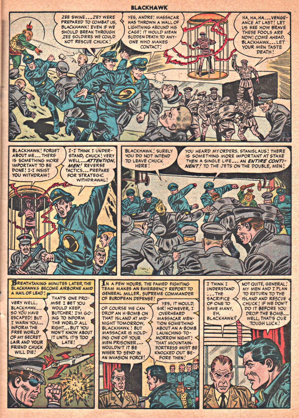 Read online Blackhawk (1957) comic -  Issue #86 - 29