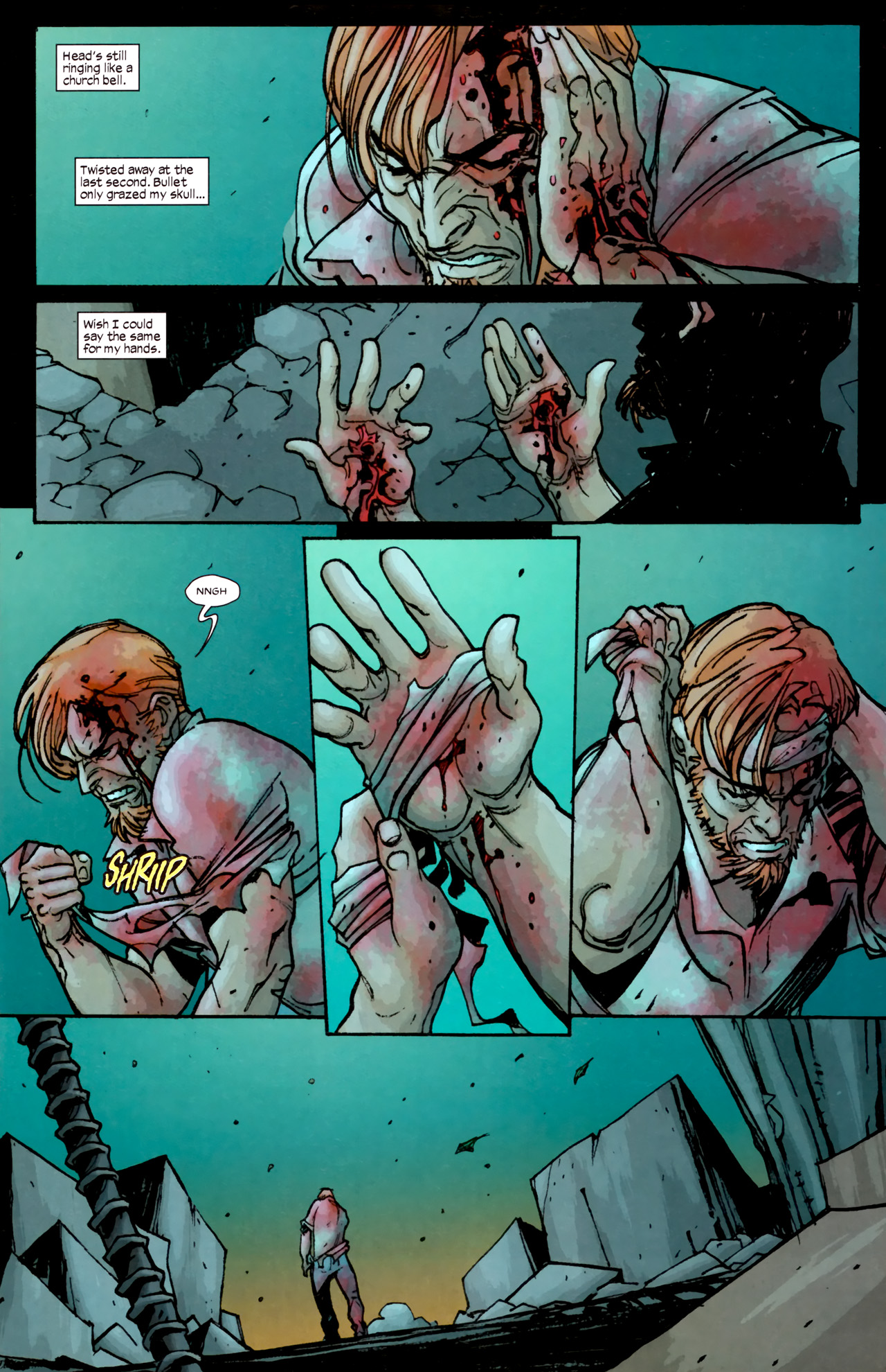 Read online Daredevil: Reborn comic -  Issue #4 - 4