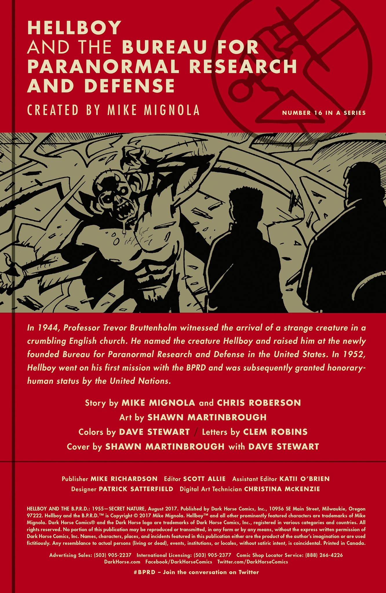 Read online Hellboy and the B.P.R.D.: 1955 ― Secret Nature comic -  Issue # Full - 2