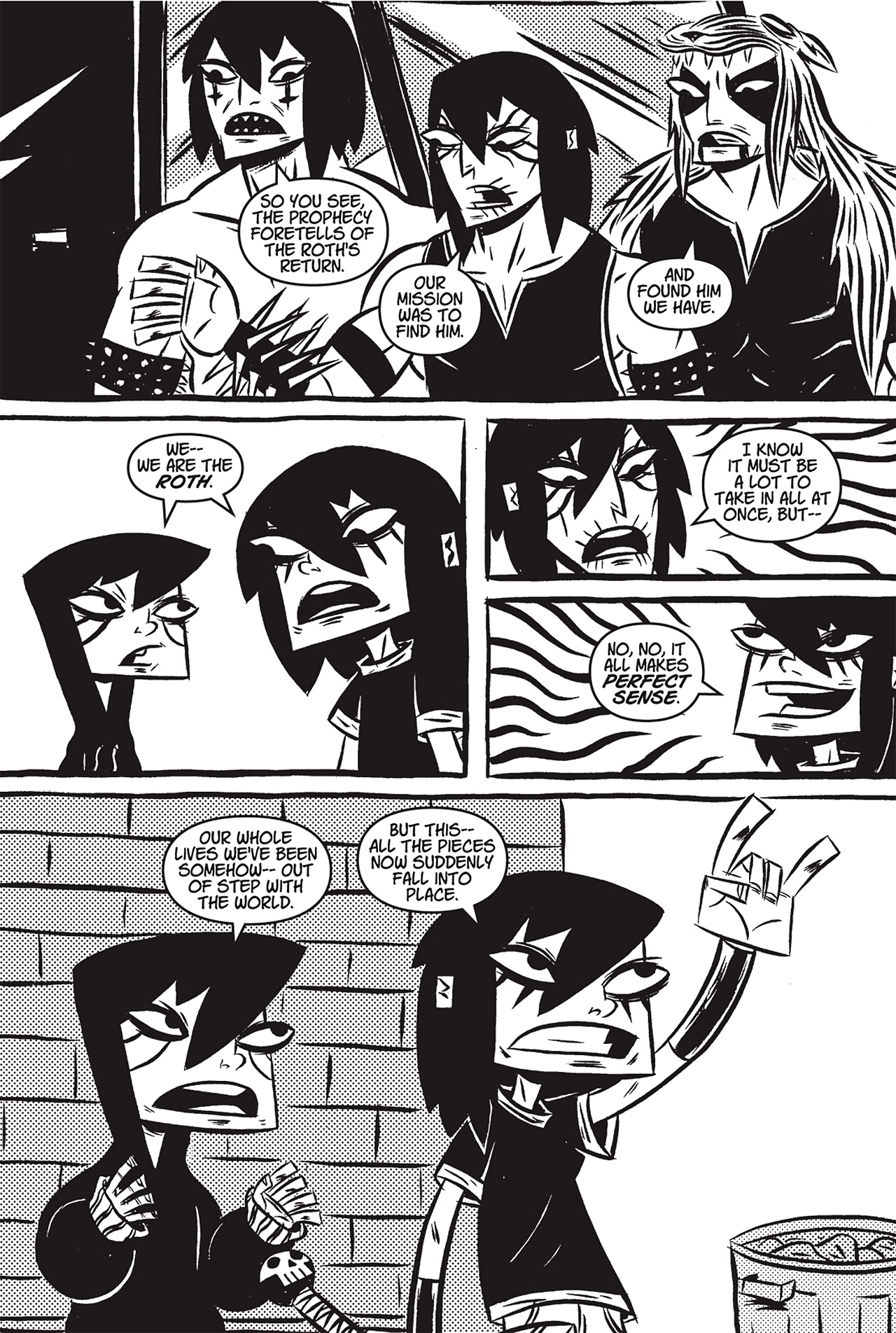 Read online Black Metal comic -  Issue #1 - 112