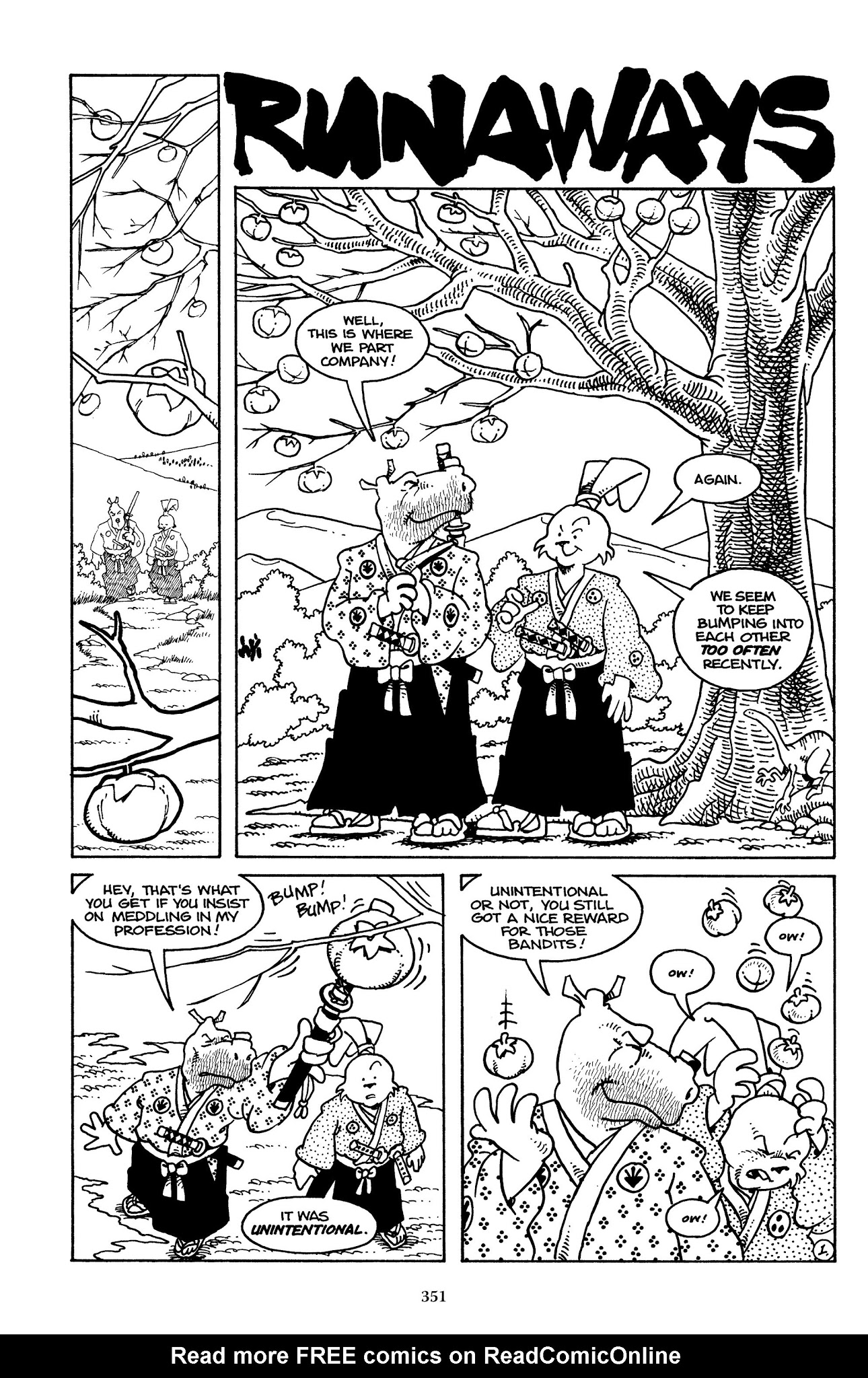 Read online The Usagi Yojimbo Saga comic -  Issue # TPB 1 - 344