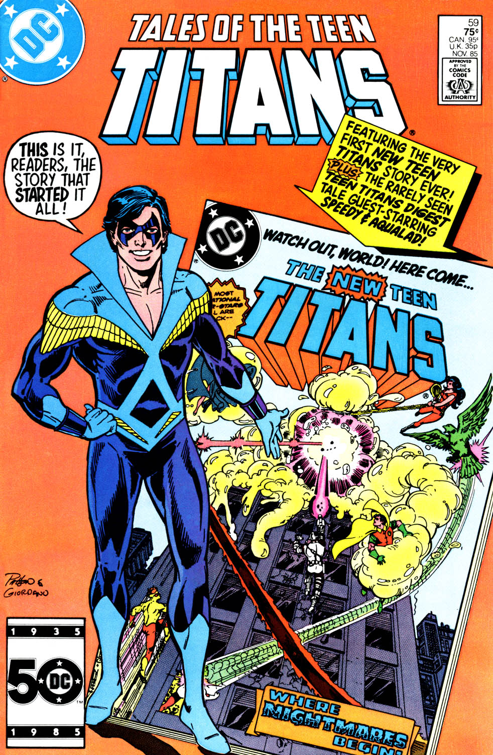 Read online Tales of the Teen Titans comic -  Issue #59 - 1