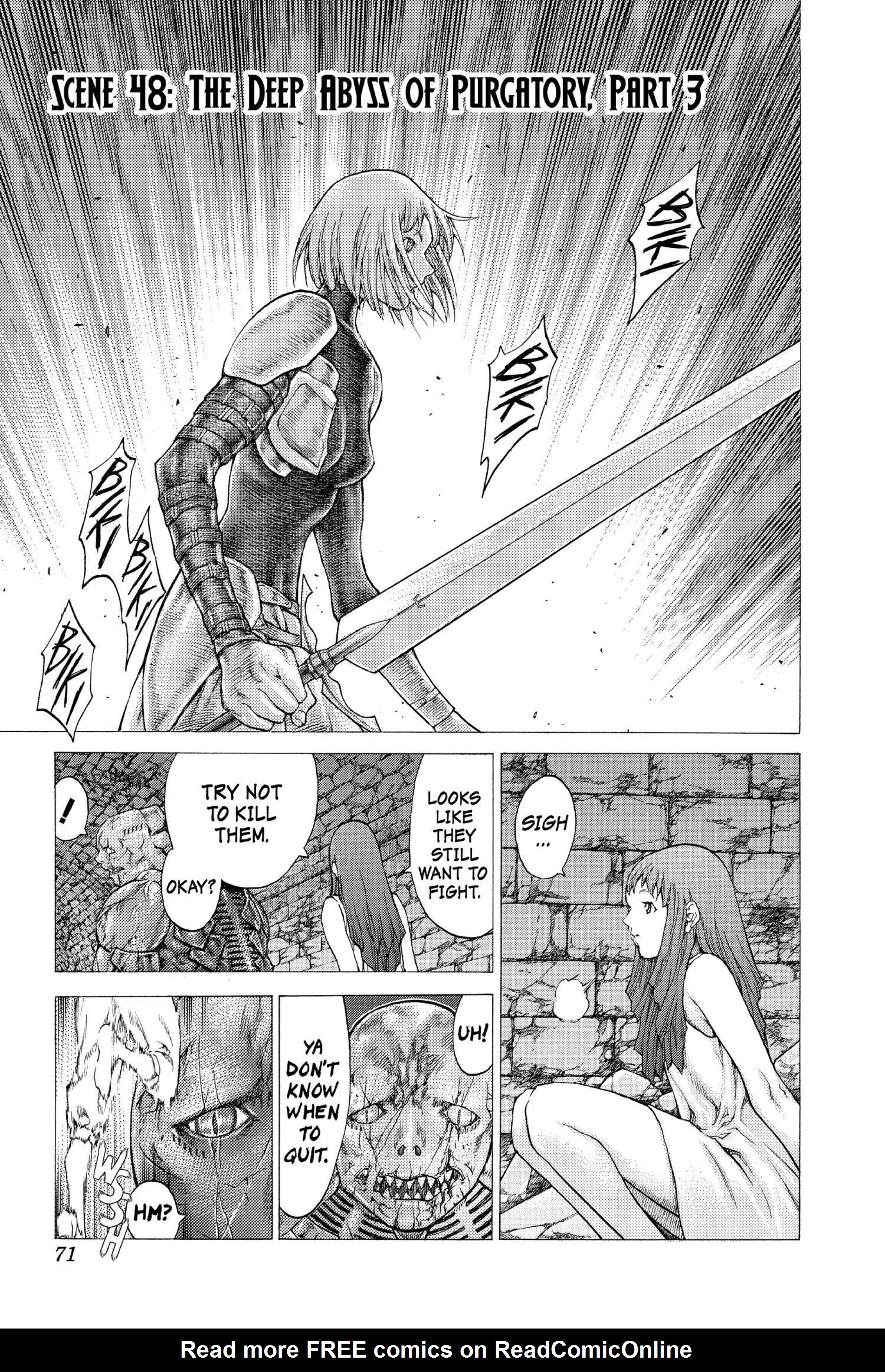 Read online Claymore comic -  Issue #9 - 68