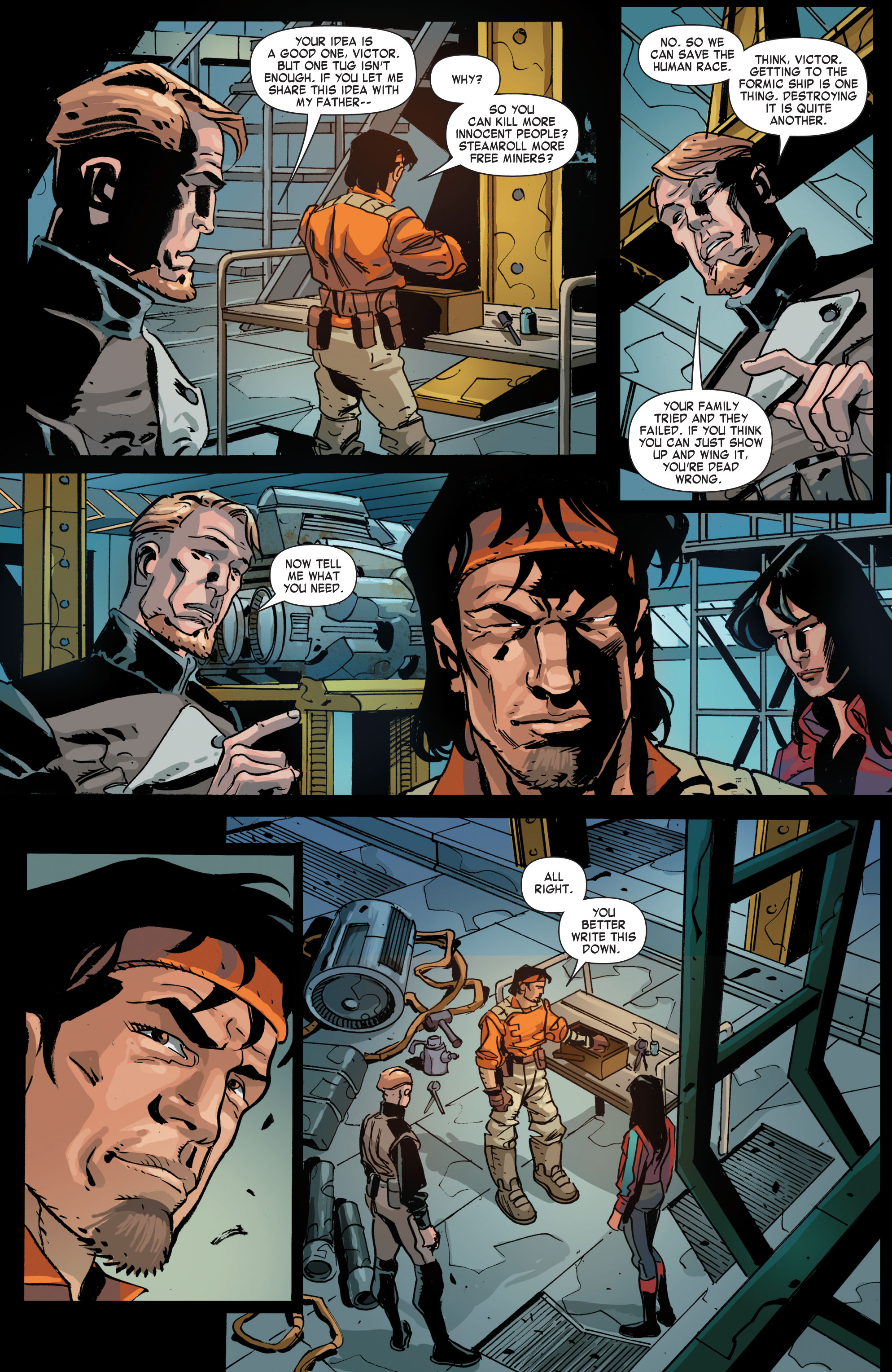 Read online Formic Wars: Burning Earth comic -  Issue #7 - 12