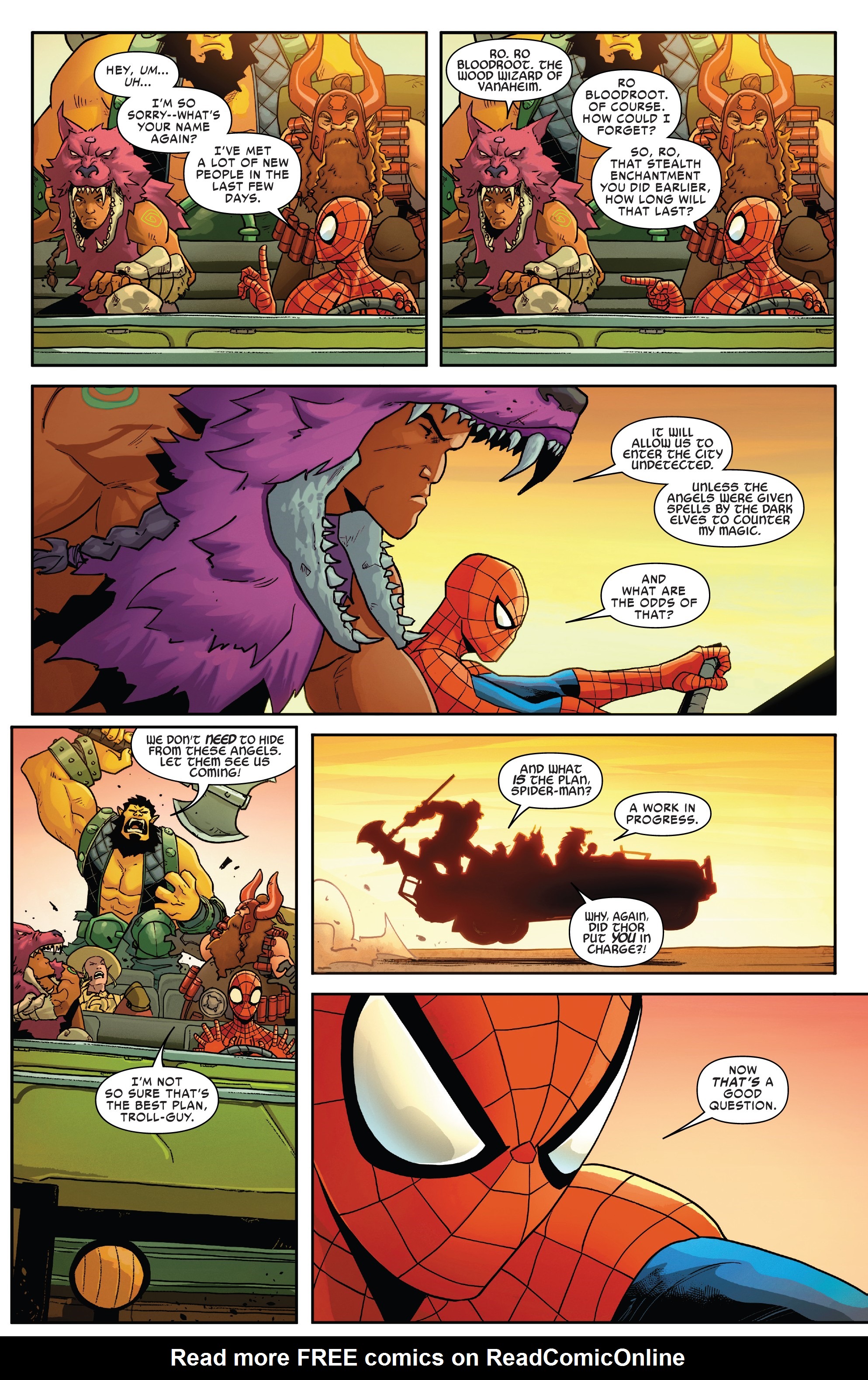 Read online War of the Realms: Spider-Man & the League of Realms comic -  Issue #1 - 5
