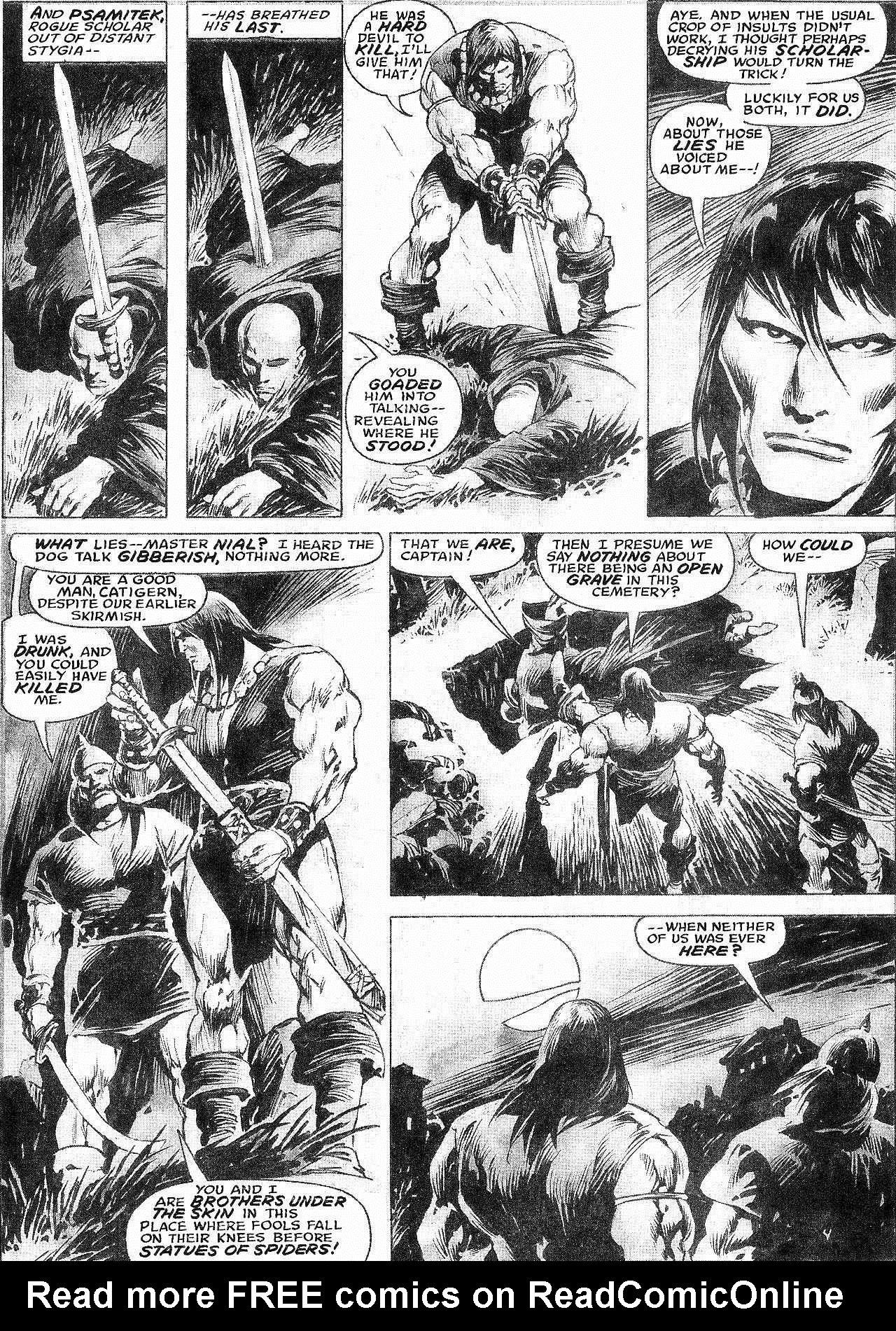 Read online The Savage Sword Of Conan comic -  Issue #210 - 11