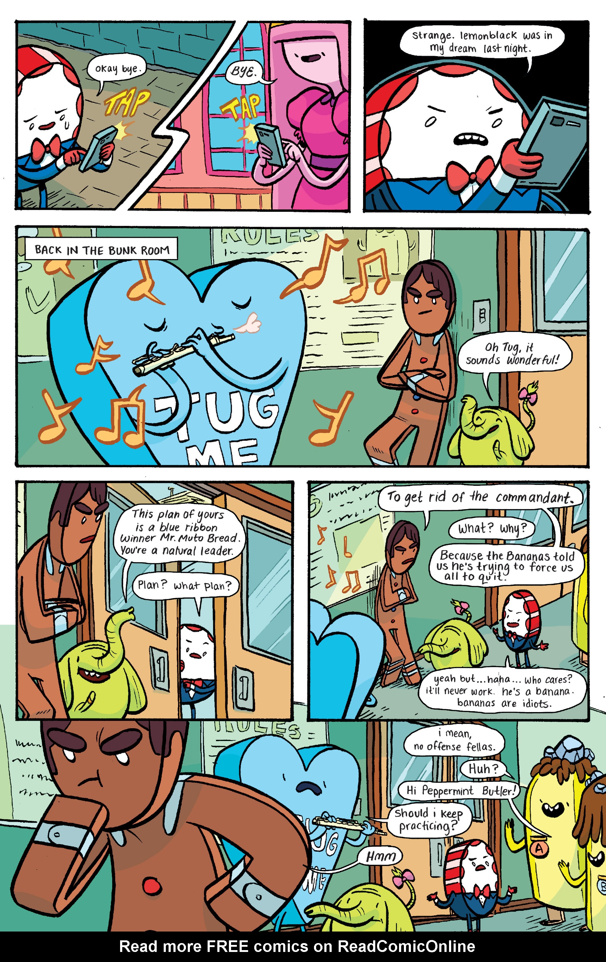Read online Adventure Time: Banana Guard Academ comic -  Issue #4 - 9