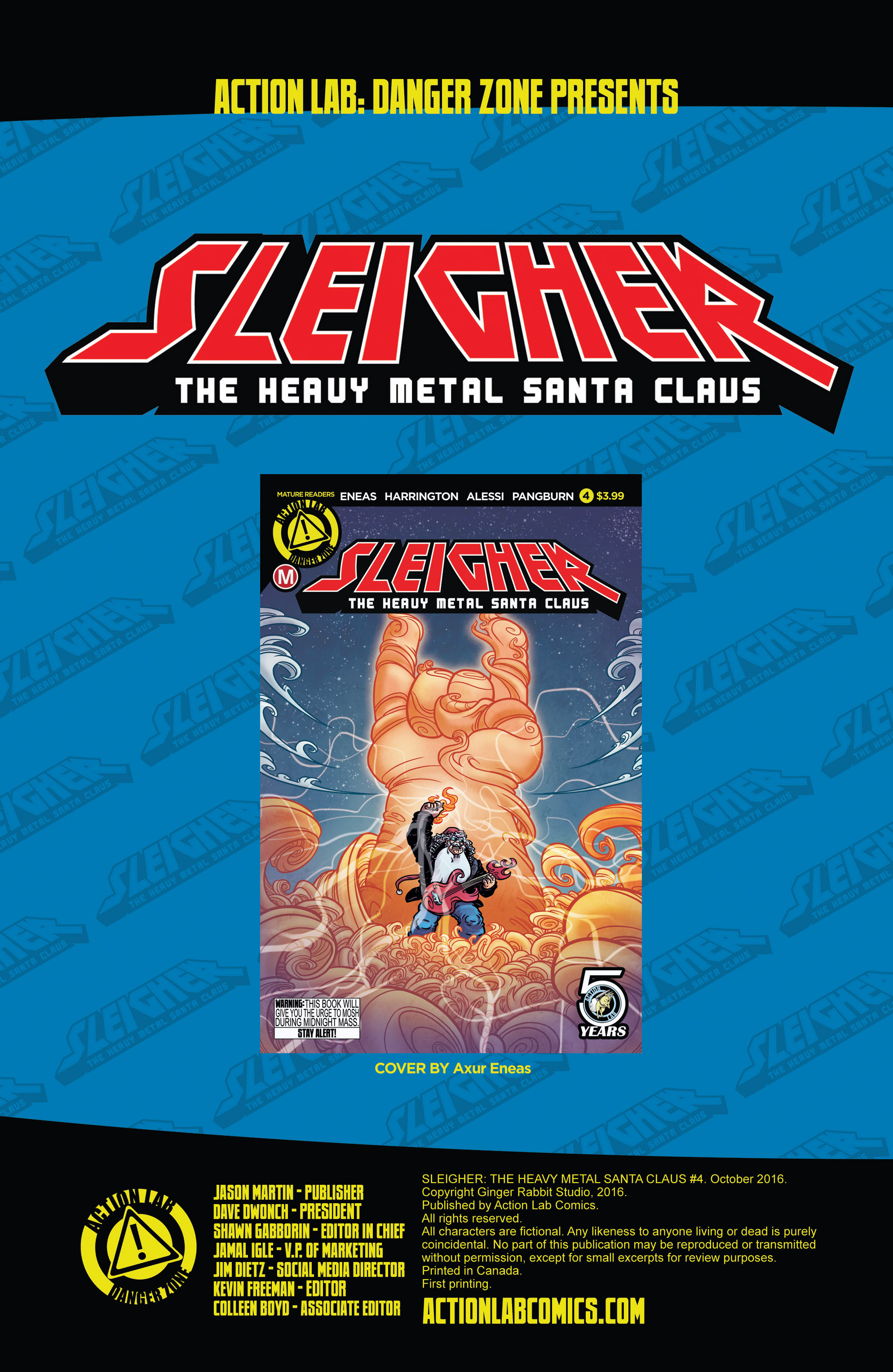 Read online Sleigher comic -  Issue #4 - 2