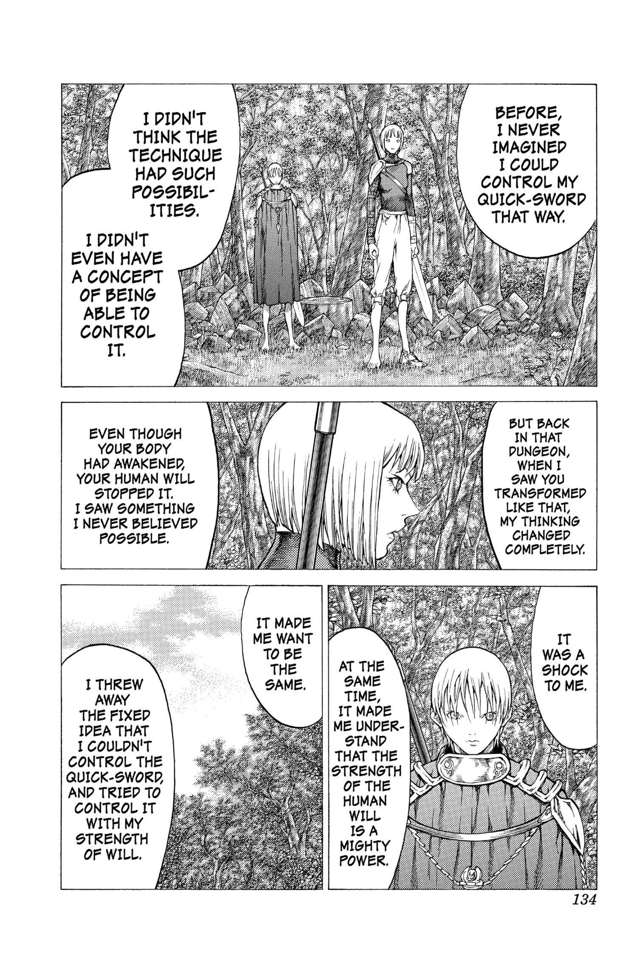 Read online Claymore comic -  Issue #9 - 124