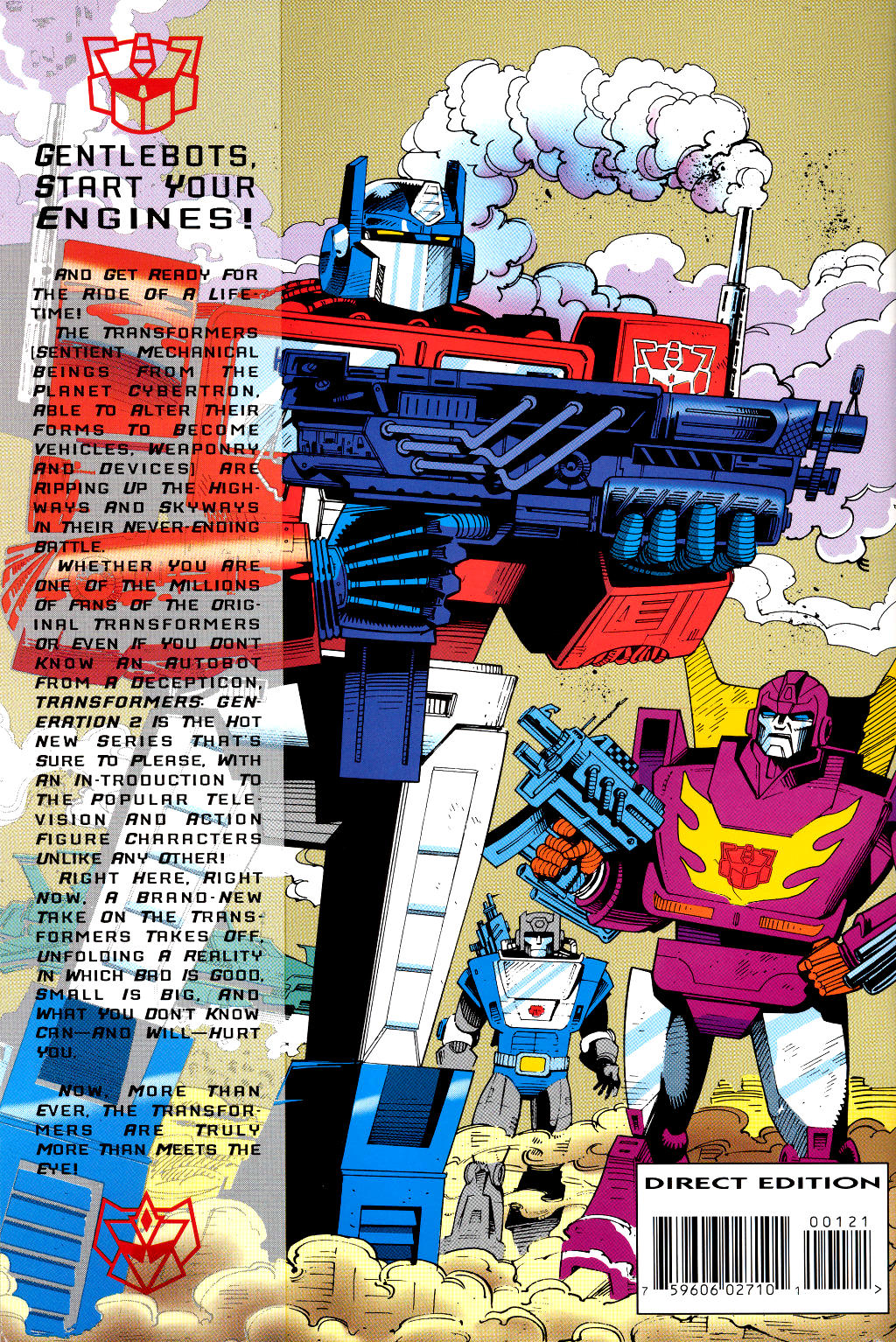 Transformers Generation 2 (1993) 001 Read All Comics Online For Free