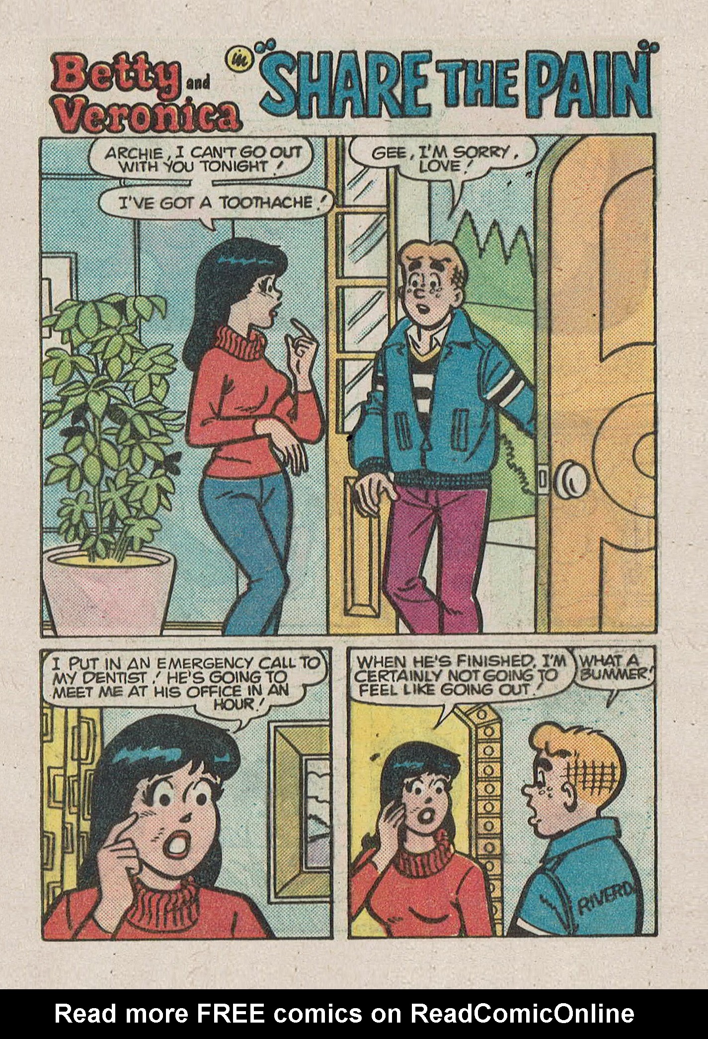 Read online Betty and Veronica Digest Magazine comic -  Issue #34 - 124
