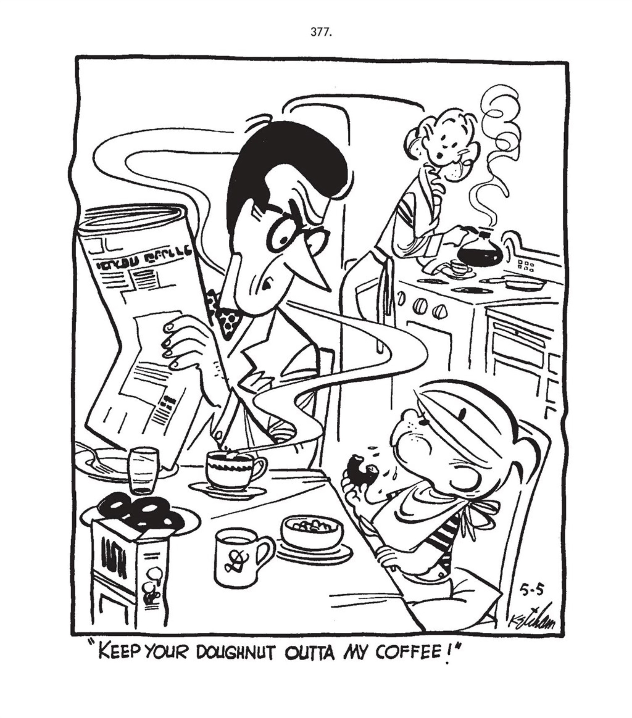 Read online Hank Ketcham's Complete Dennis the Menace comic -  Issue # TPB 1 (Part 5) - 3