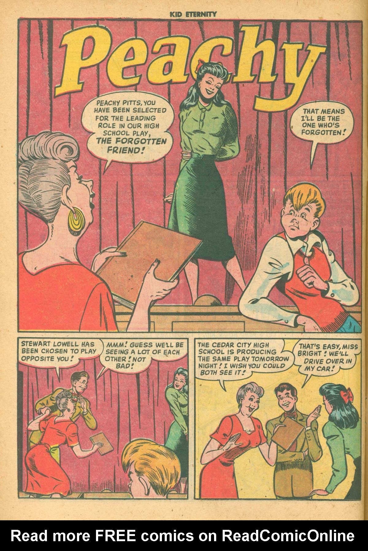 Read online Kid Eternity (1946) comic -  Issue #16 - 14