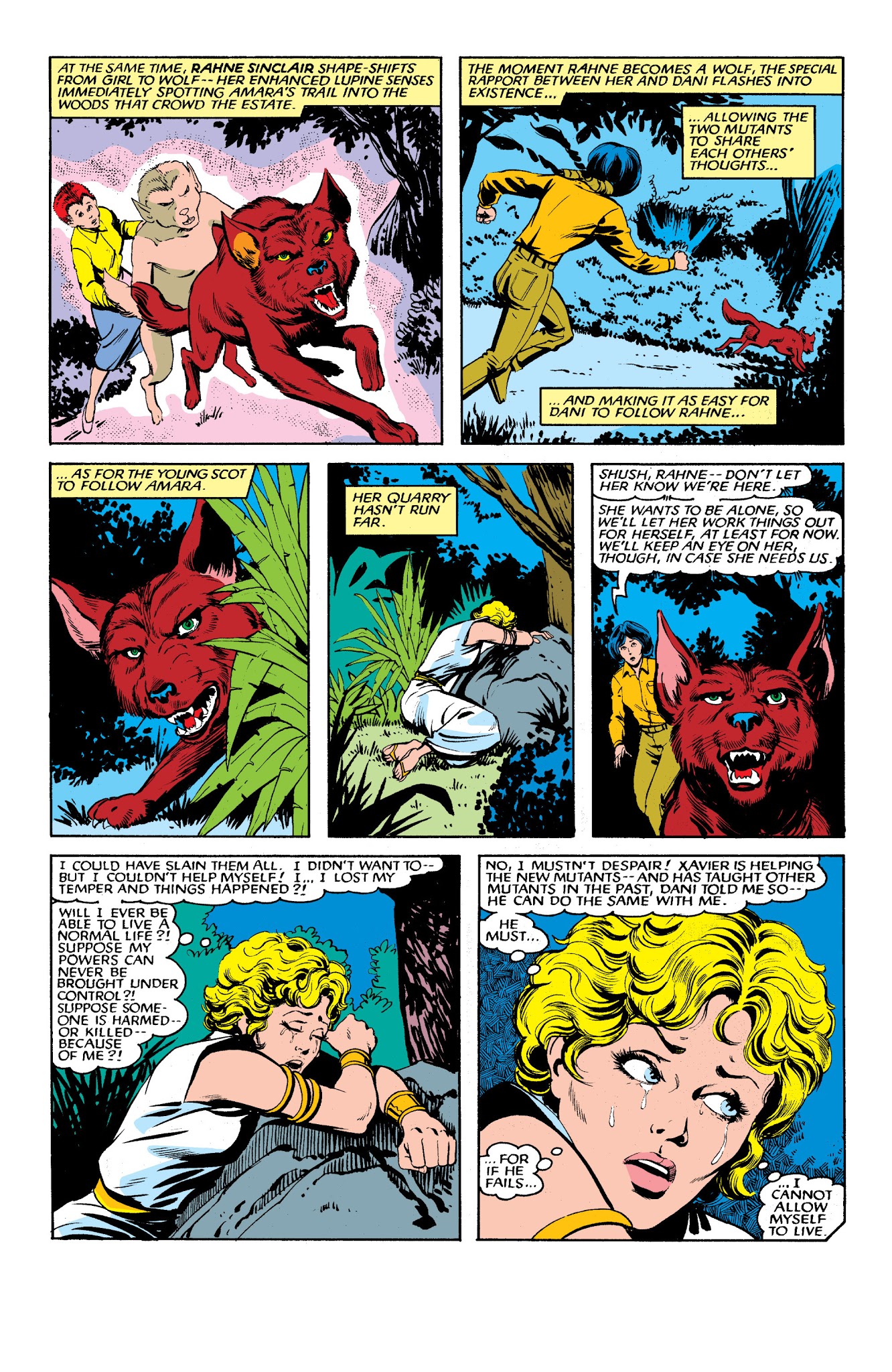 Read online New Mutants Classic comic -  Issue # TPB 2 - 124
