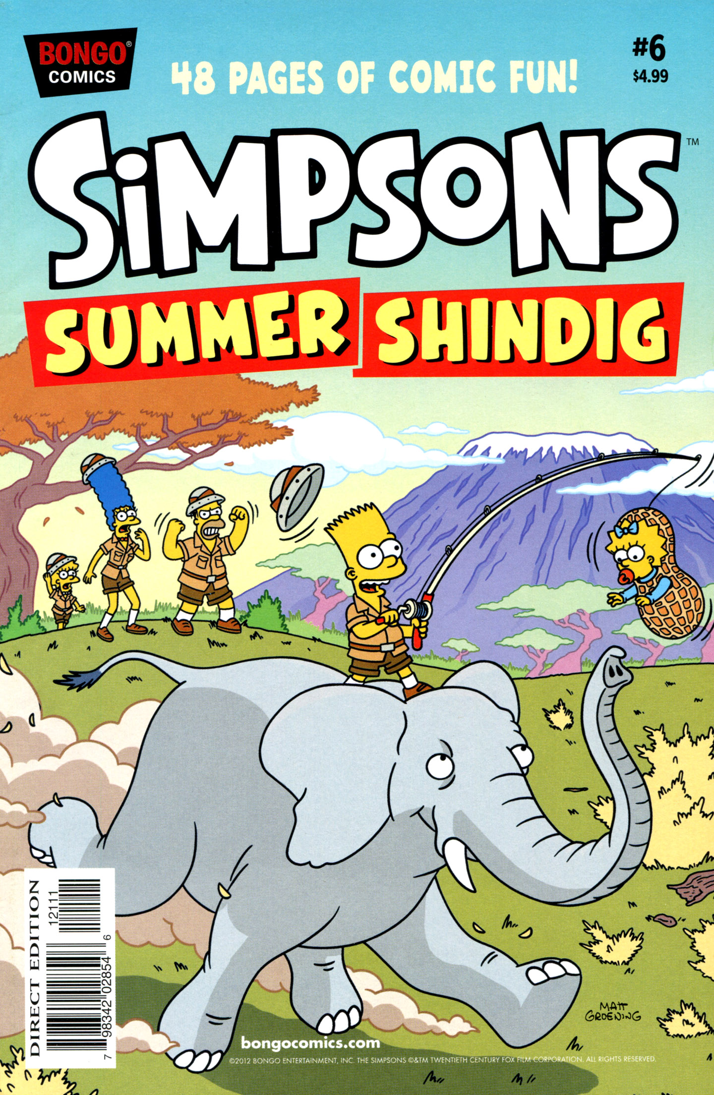 Read online The Simpsons Summer Shindig comic -  Issue #6 - 1
