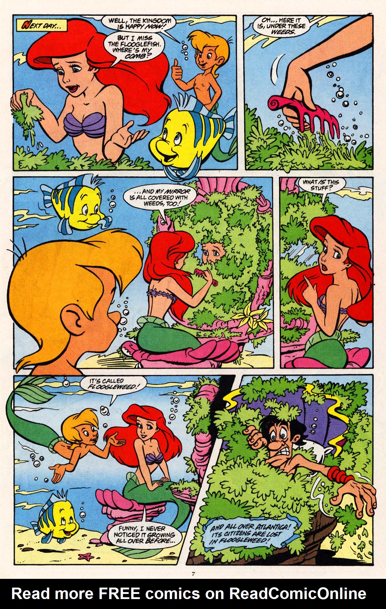 Read online Disney's The Little Mermaid comic -  Issue #7 - 9