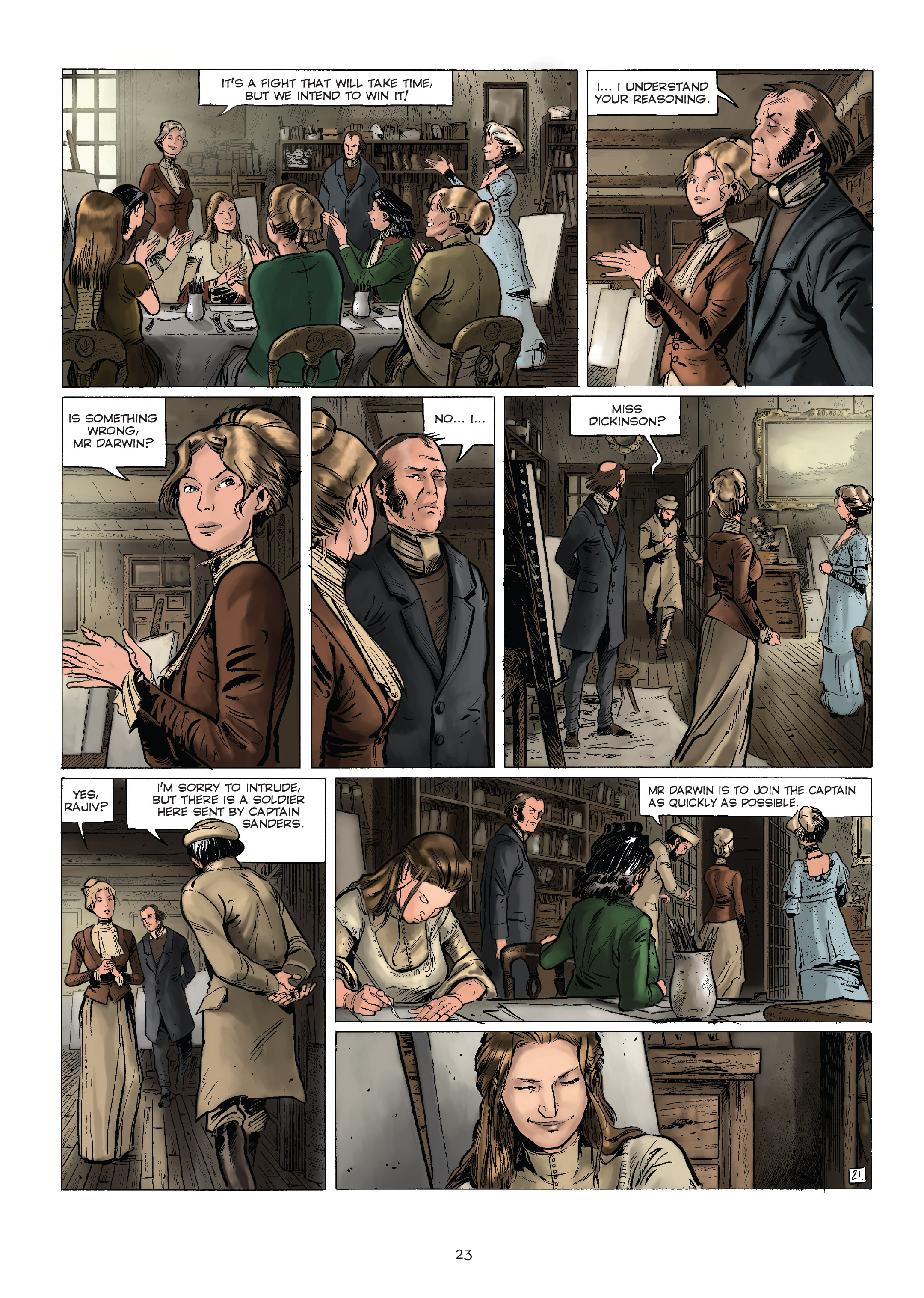 Read online Darwin's Diaries comic -  Issue #2 - 23