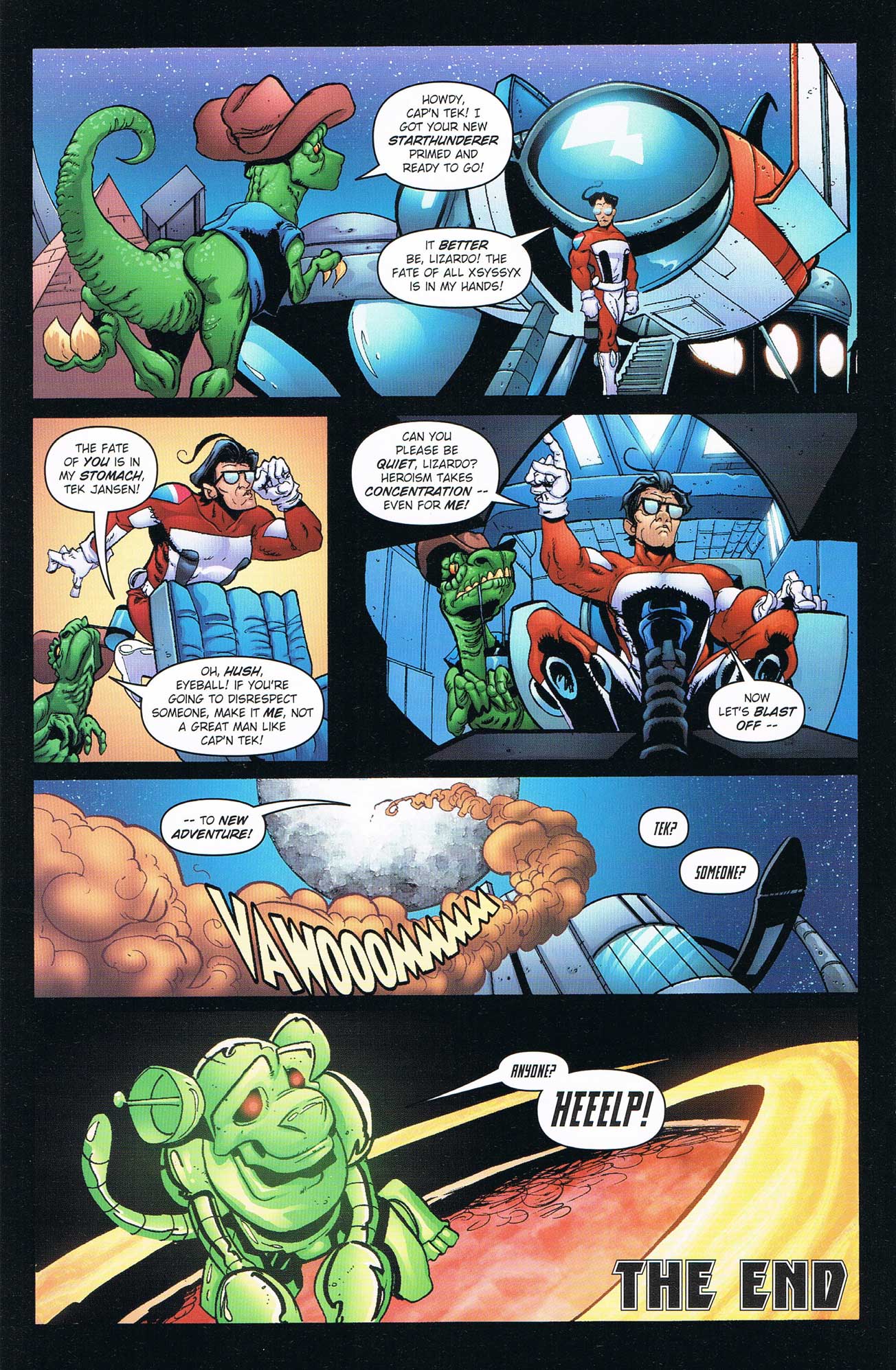 Read online Stephen Colbert's Tek Jansen comic -  Issue #5 - 13