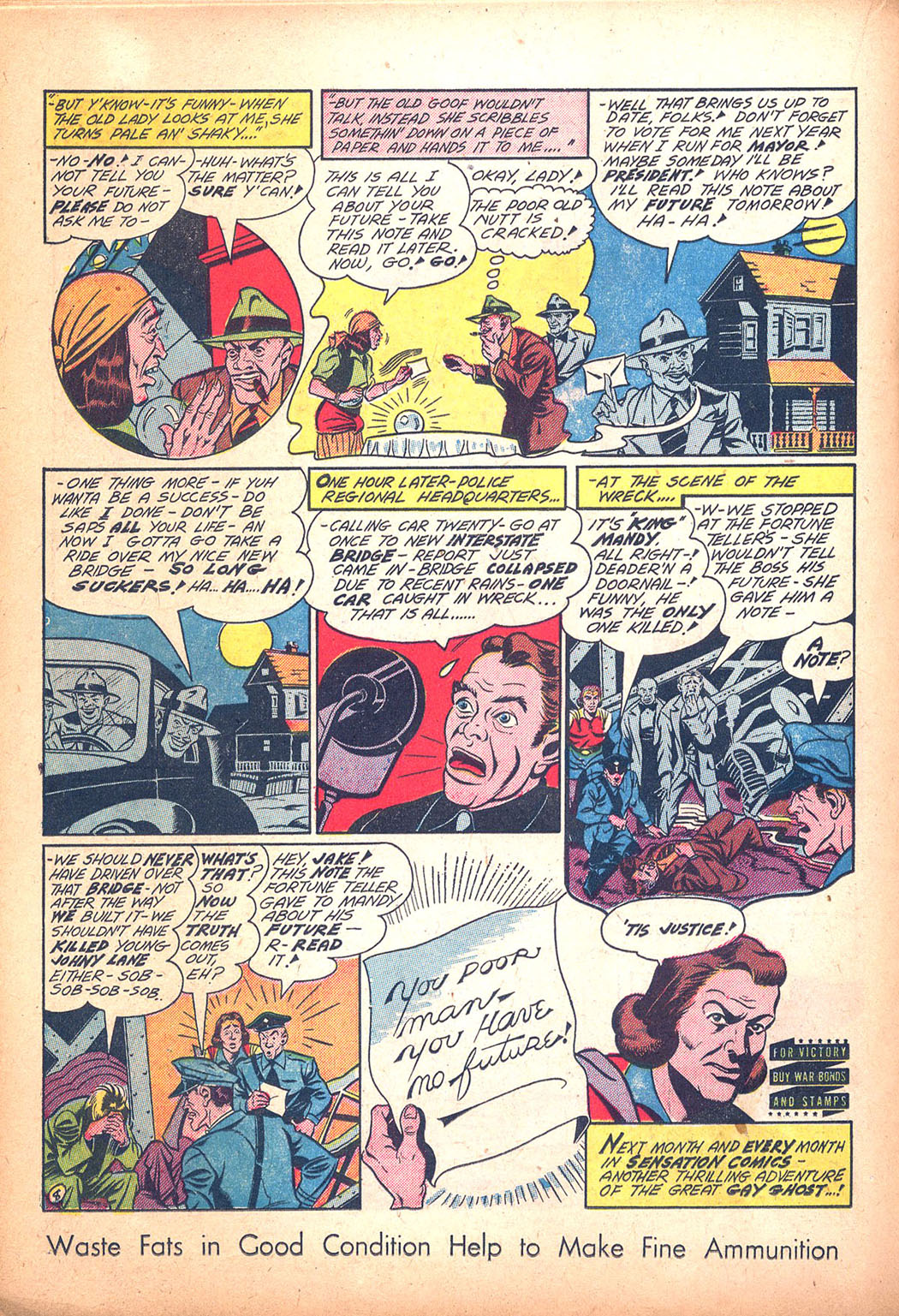 Read online Sensation (Mystery) Comics comic -  Issue #32 - 30