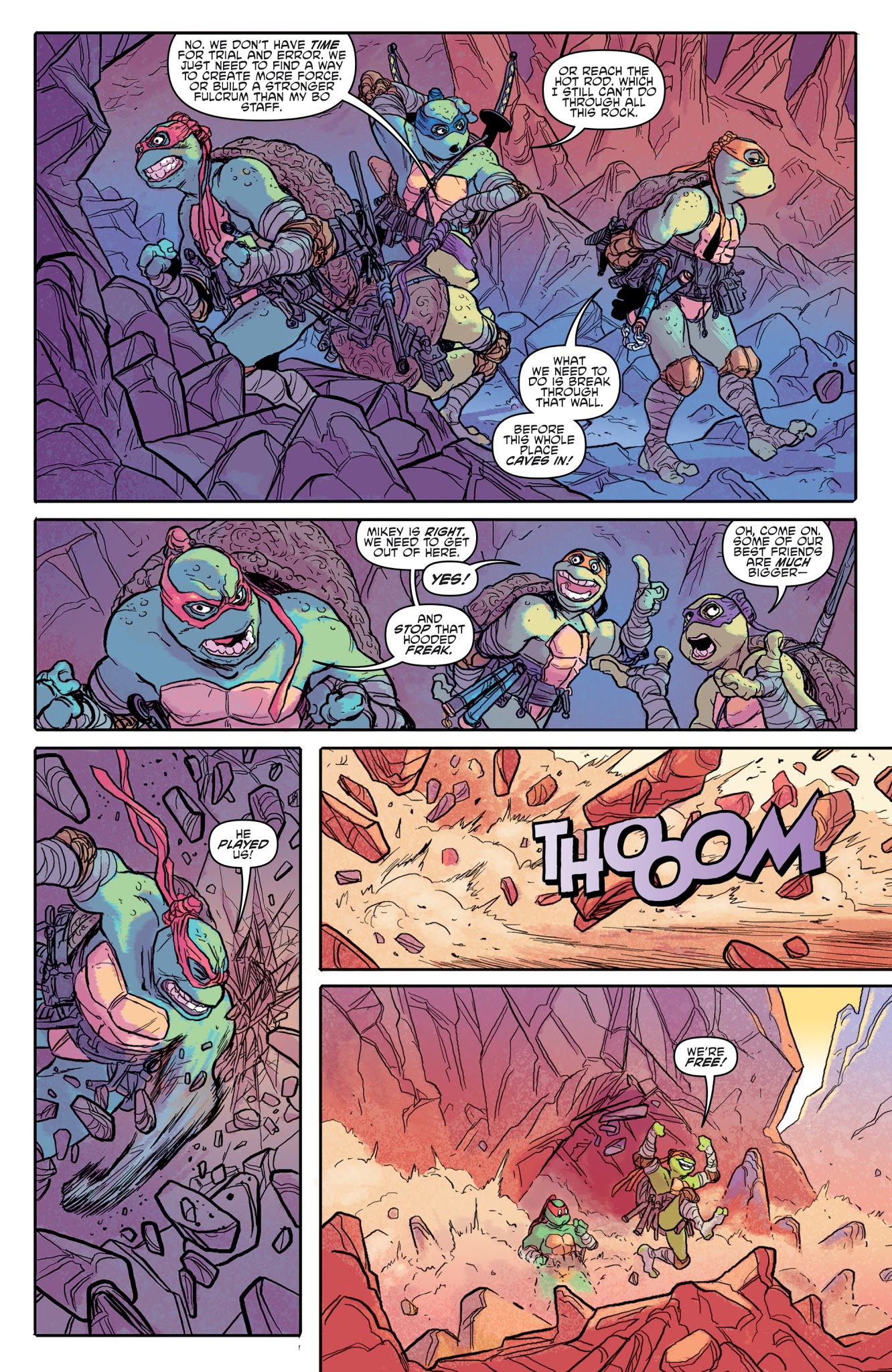 Read online Teenage Mutant Ninja Turtles: Dimension X comic -  Issue #1 - 11