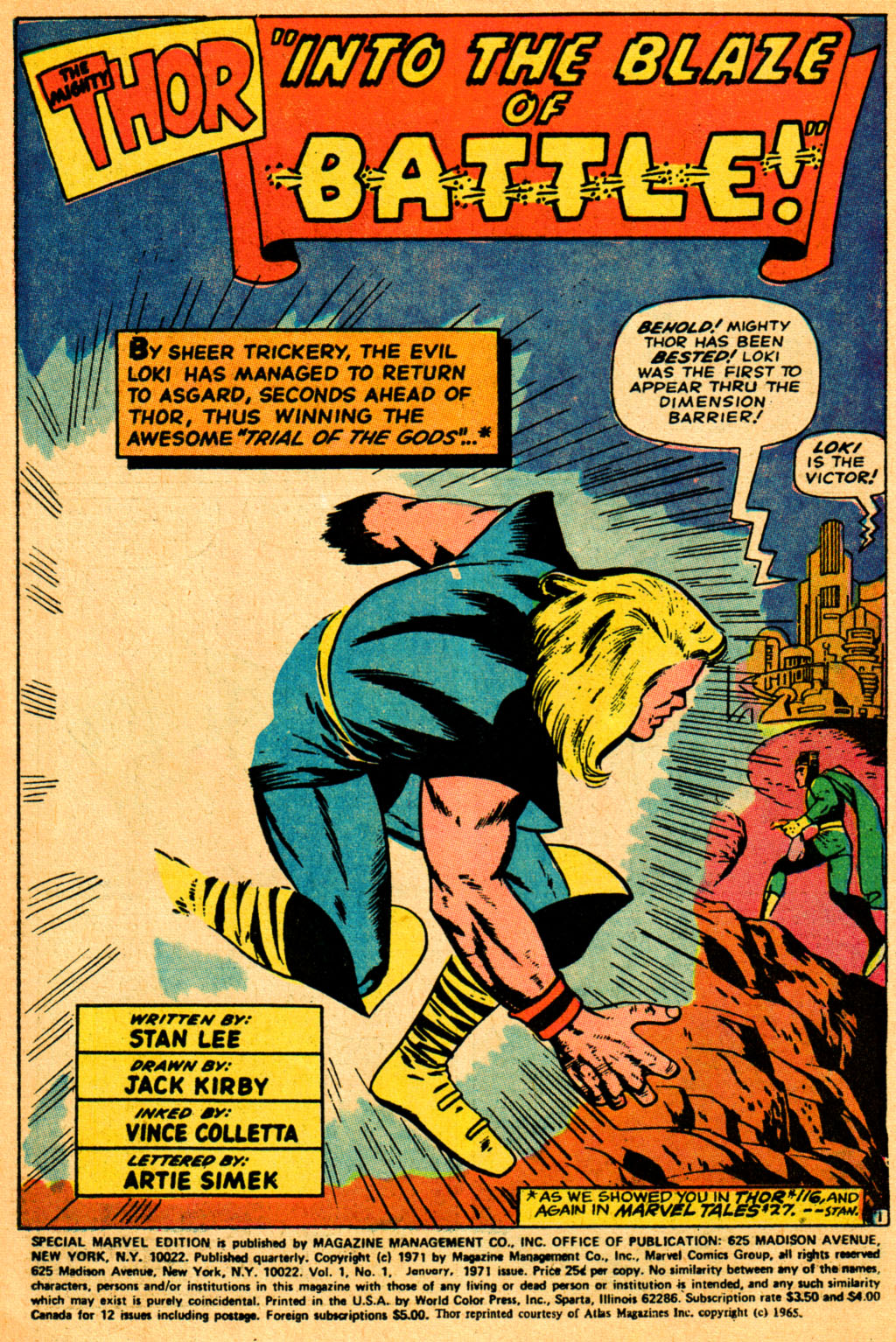 Read online Special Marvel Edition comic -  Issue #1 - 4