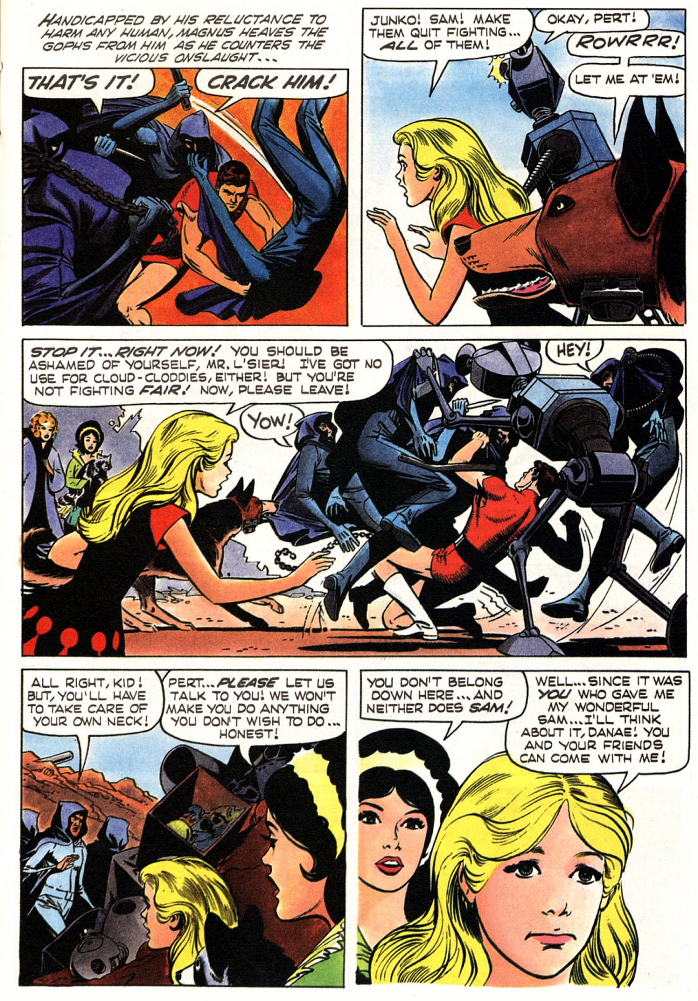 Read online Vintage Magnus, Robot Fighter comic -  Issue #4 - 13