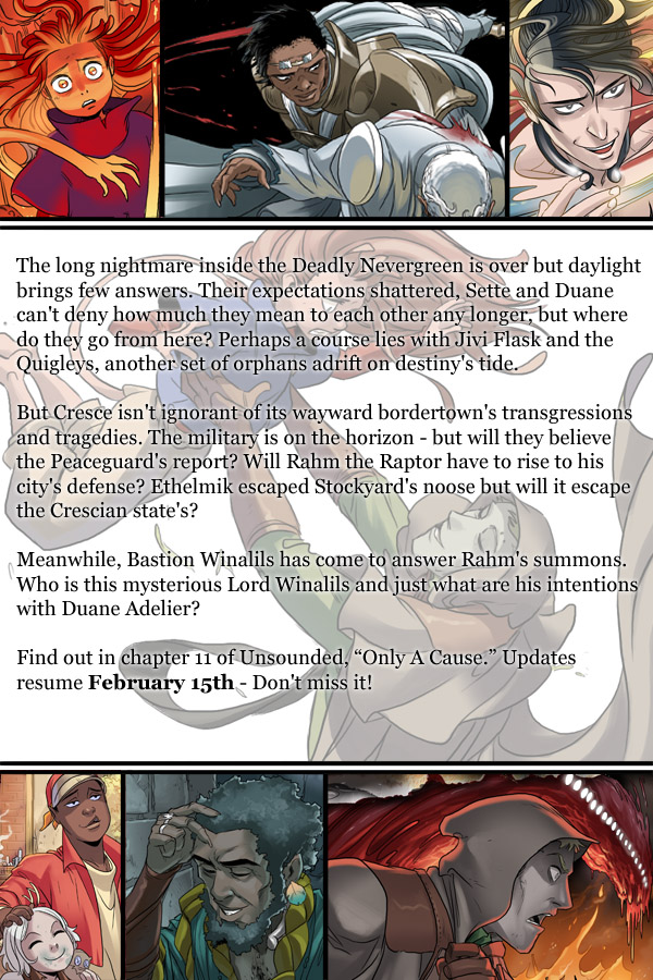 Read online Unsounded comic -  Issue #10 - 162