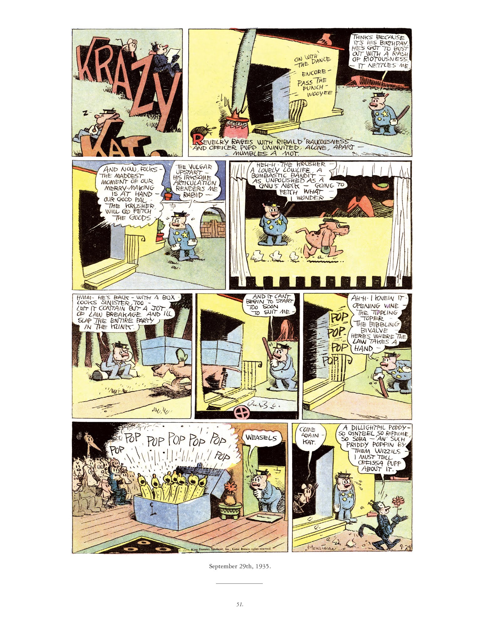 Read online Krazy & Ignatz comic -  Issue # TPB 9 - 49