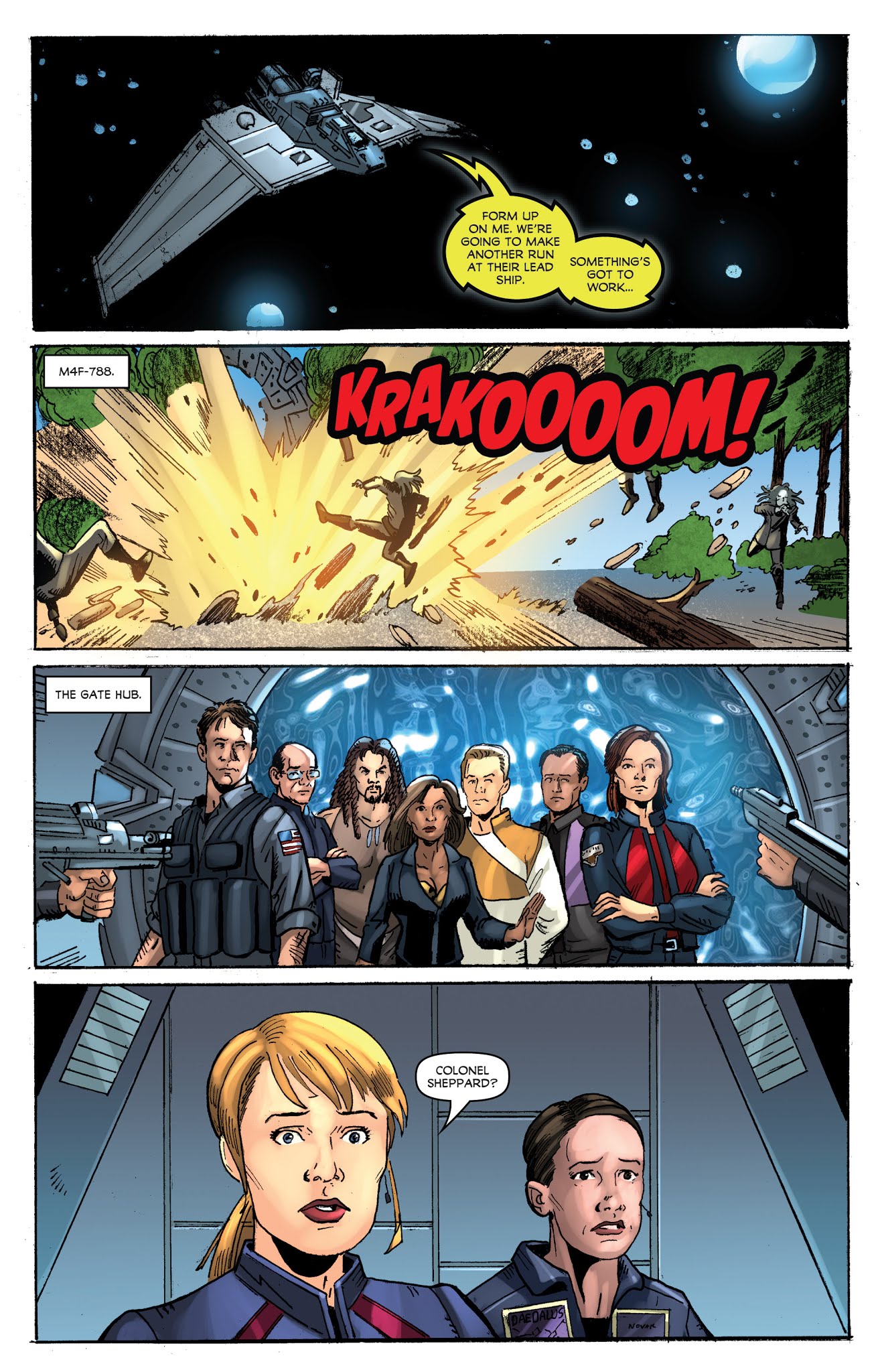 Read online Stargate Atlantis: Singularity comic -  Issue #3 - 11
