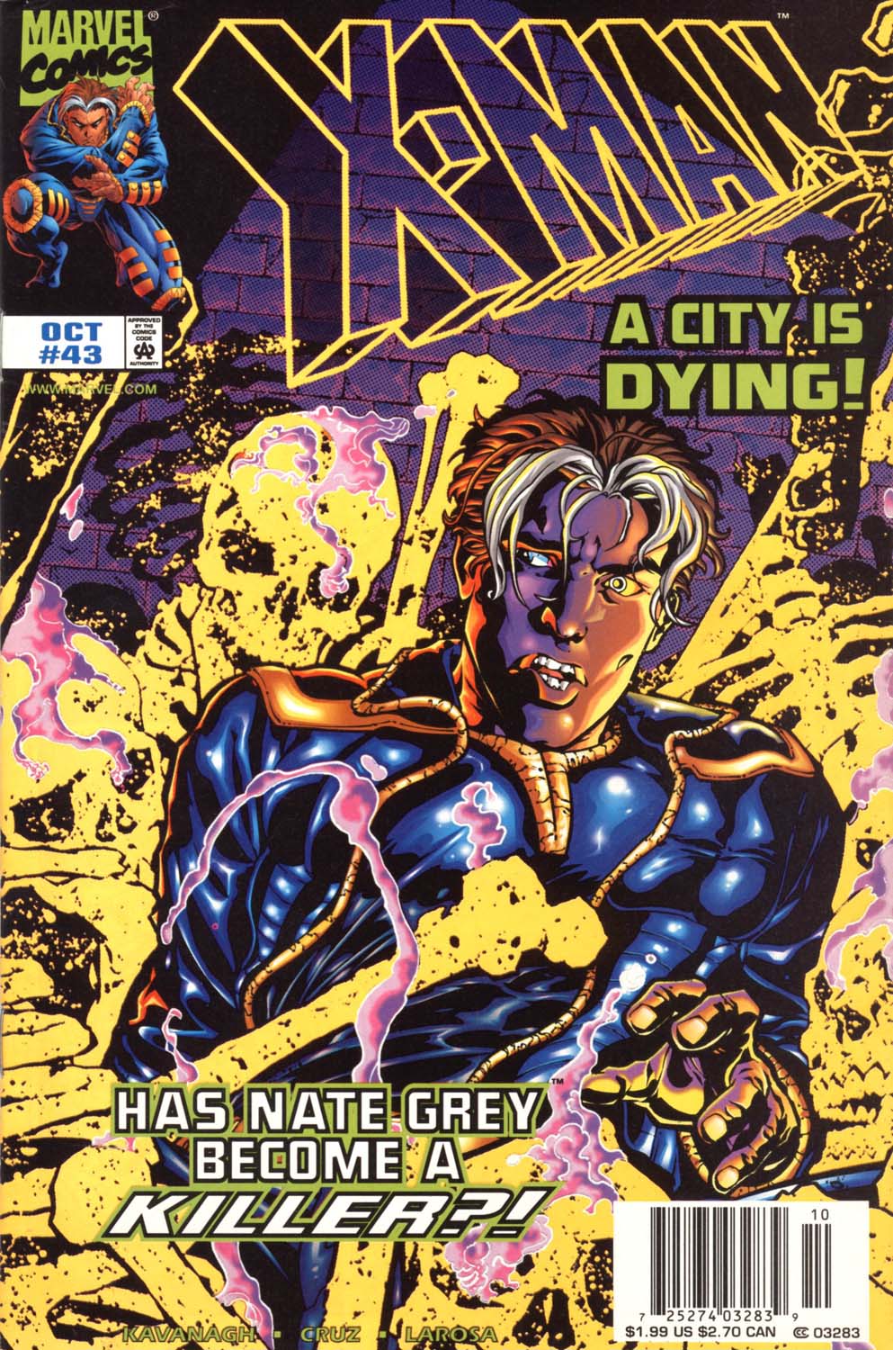 Read online X-Man comic -  Issue #43 - 1