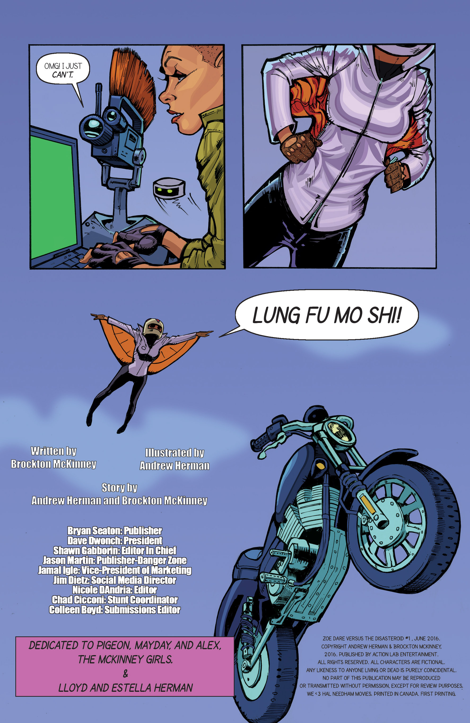 Read online Zoe Dare Versus The Disasteroid comic -  Issue #1 - 5